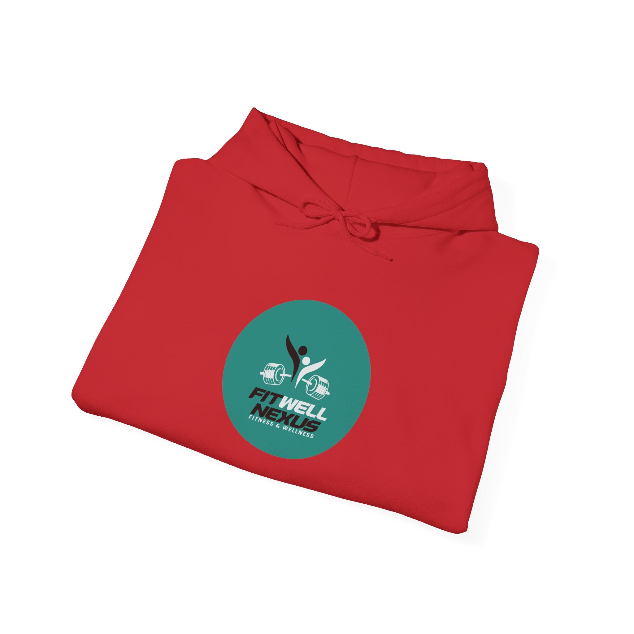 Fit Well Nexus Hoodie — Logo Pullover for Gym & Active Lifestyle
