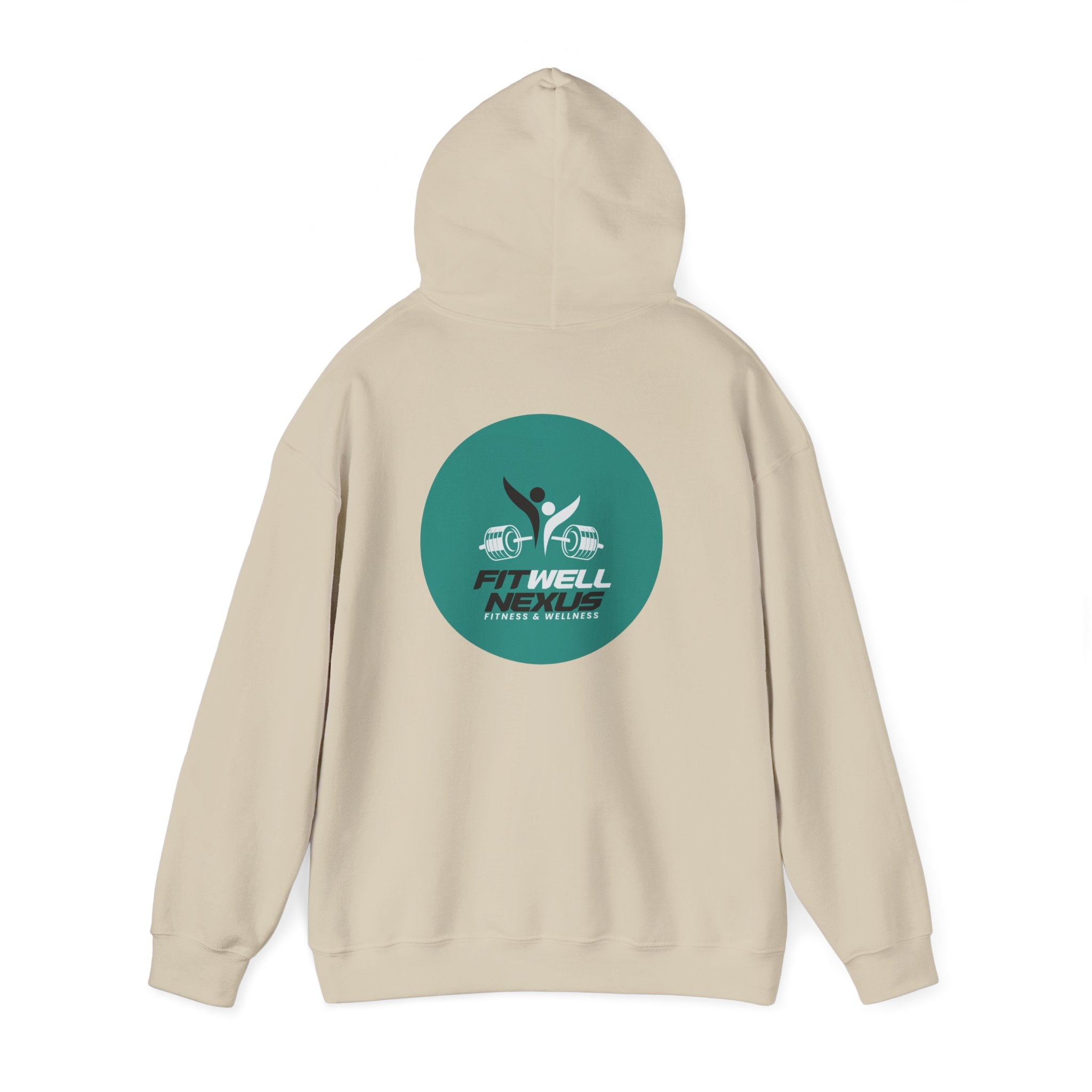 Fit Well Nexus Hoodie — Logo Pullover for Gym & Active Lifestyle
