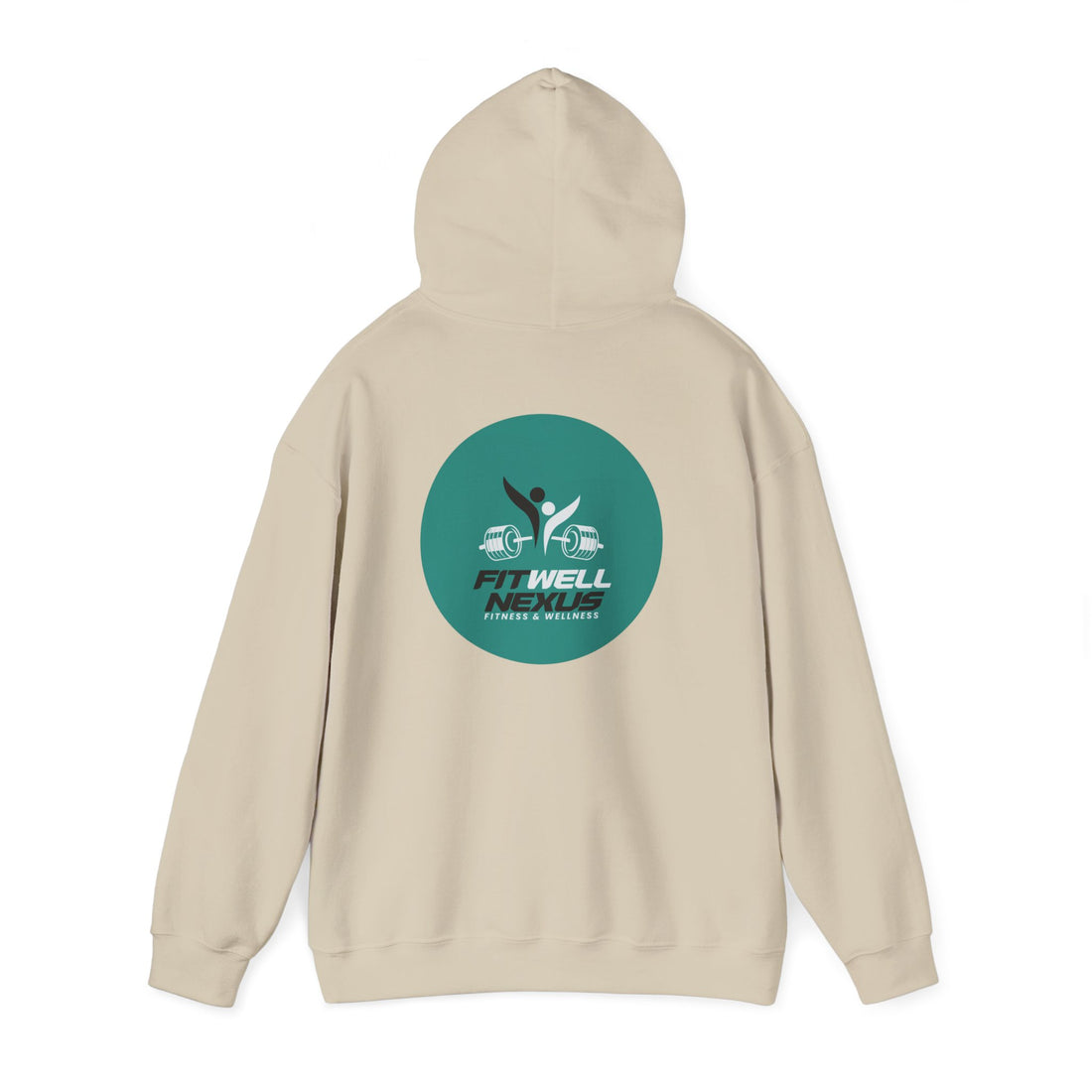 Fit Well Nexus Hoodie — Logo Pullover for Gym & Active Lifestyle