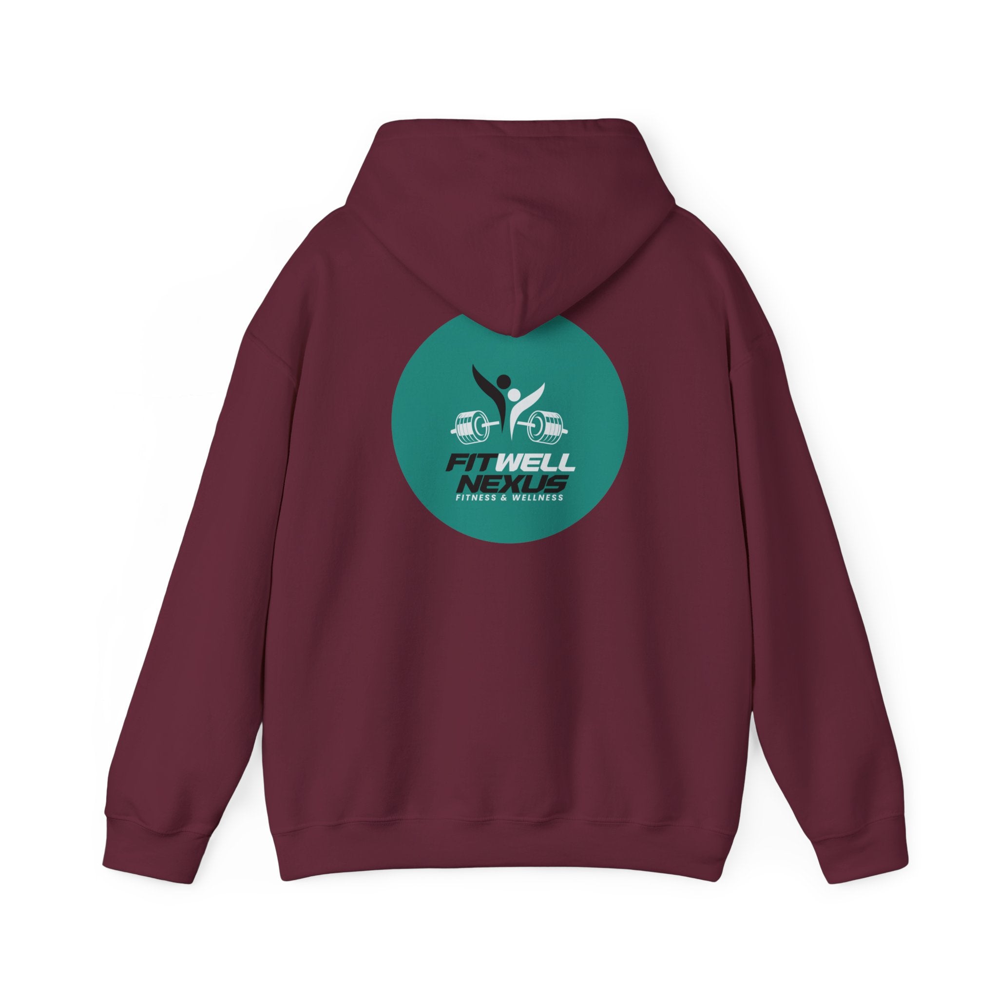 Fit Well Nexus Hoodie — Logo Pullover for Gym & Active Lifestyle