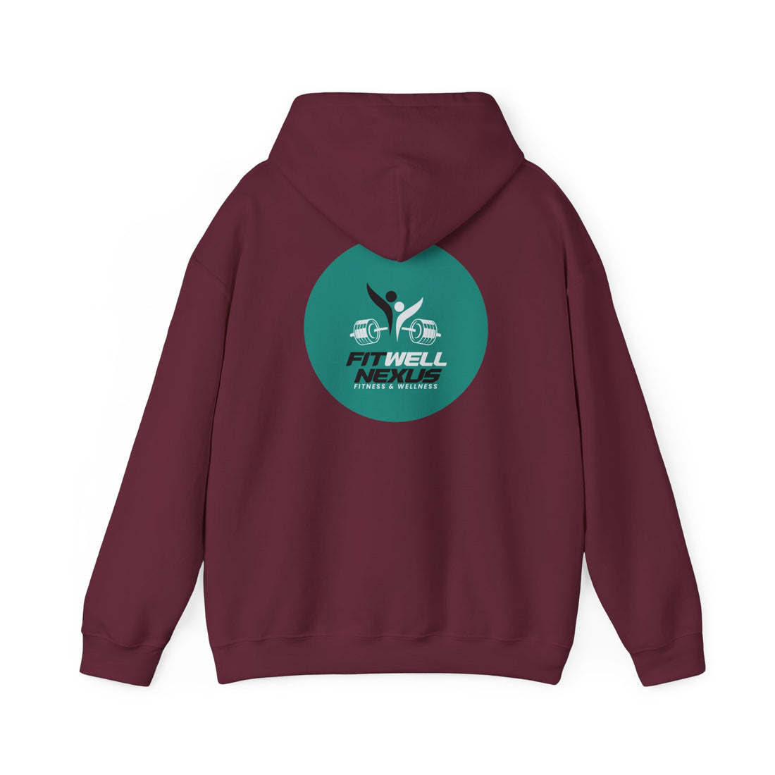 Fit Well Nexus Hoodie — Logo Pullover for Gym & Active Lifestyle