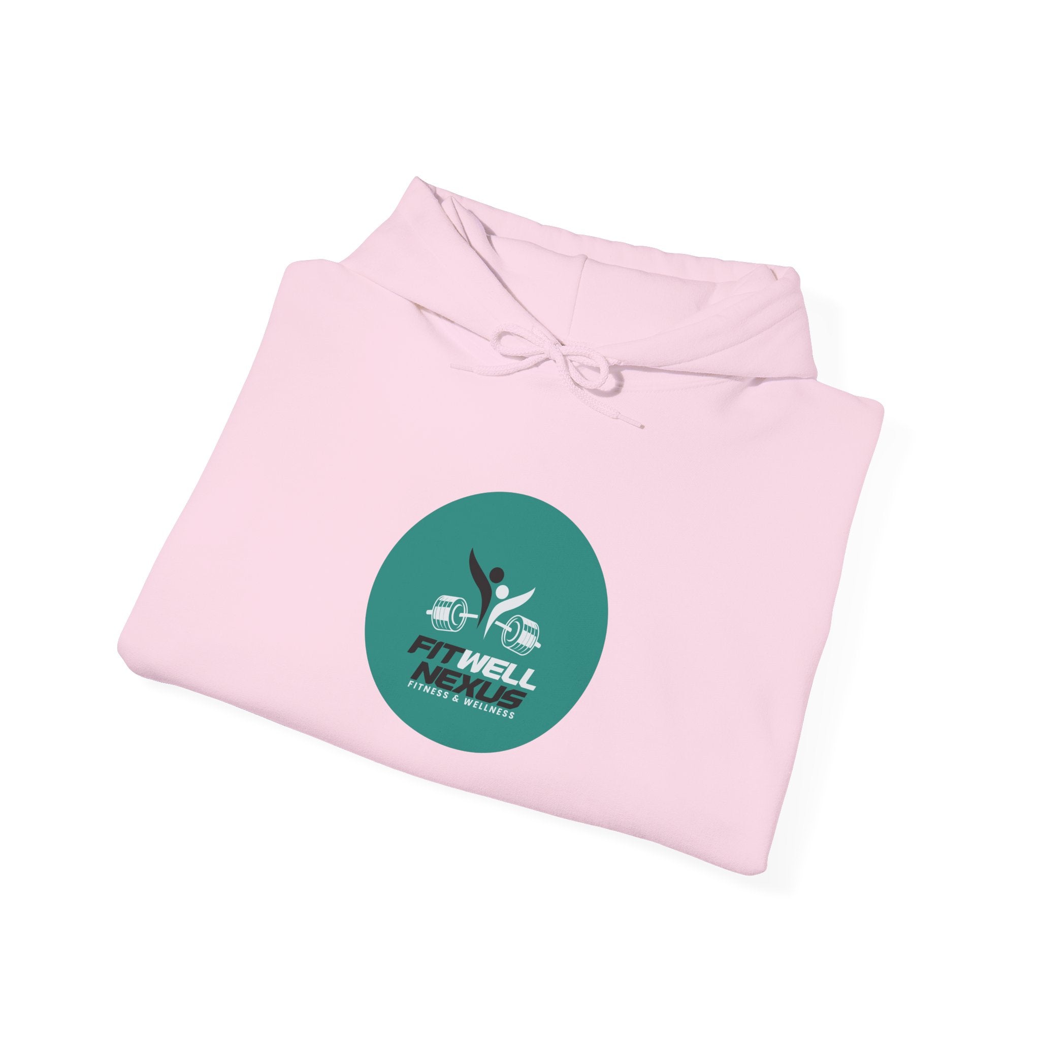 Fit Well Nexus Hoodie — Logo Pullover for Gym & Active Lifestyle