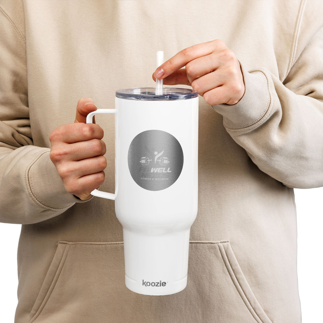 40oz Engraved Insulated Tumbler with Lid – Large Travel Mug for Hot & Cold Drinks