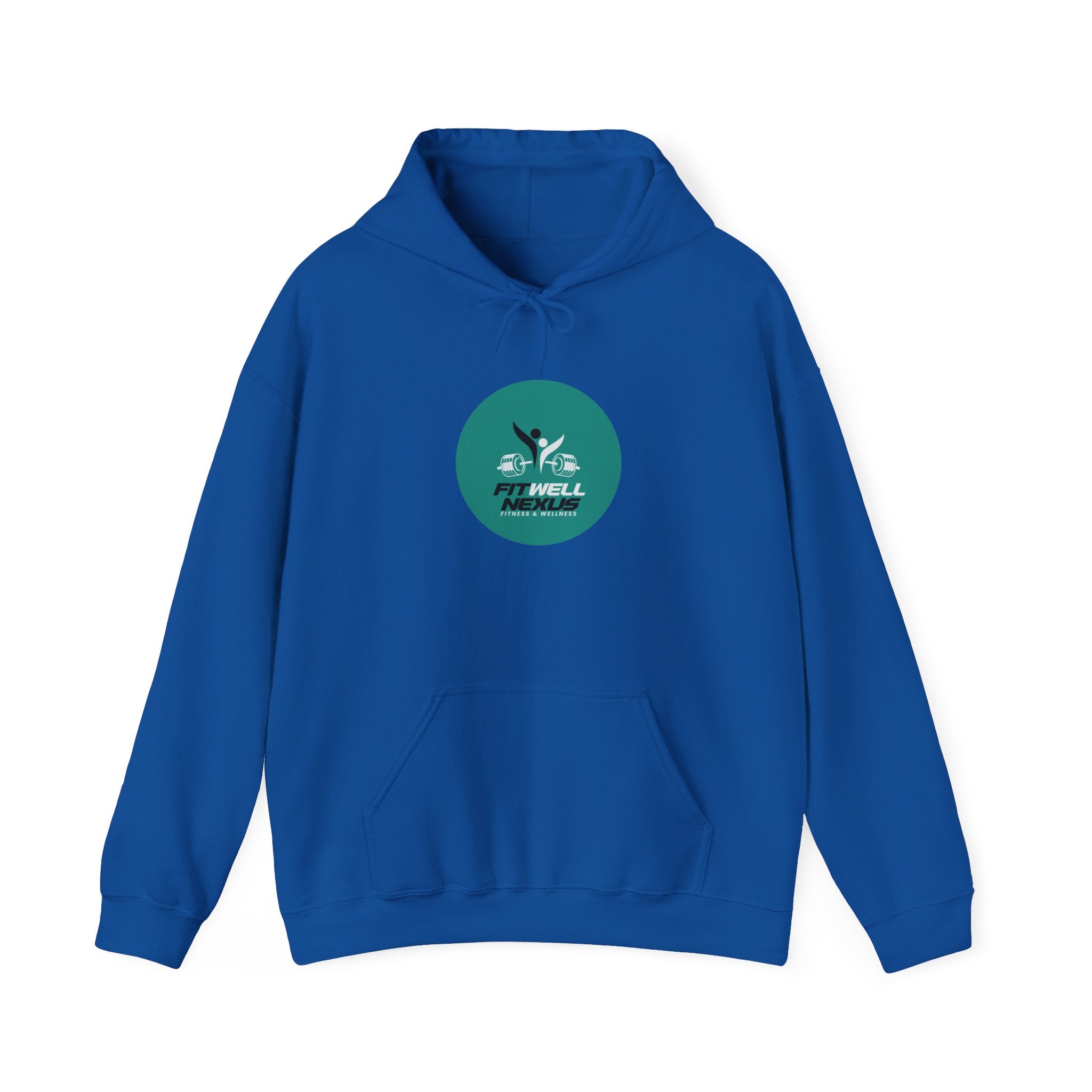 Fit Well Nexus Hoodie — Logo Pullover for Gym & Active Lifestyle
