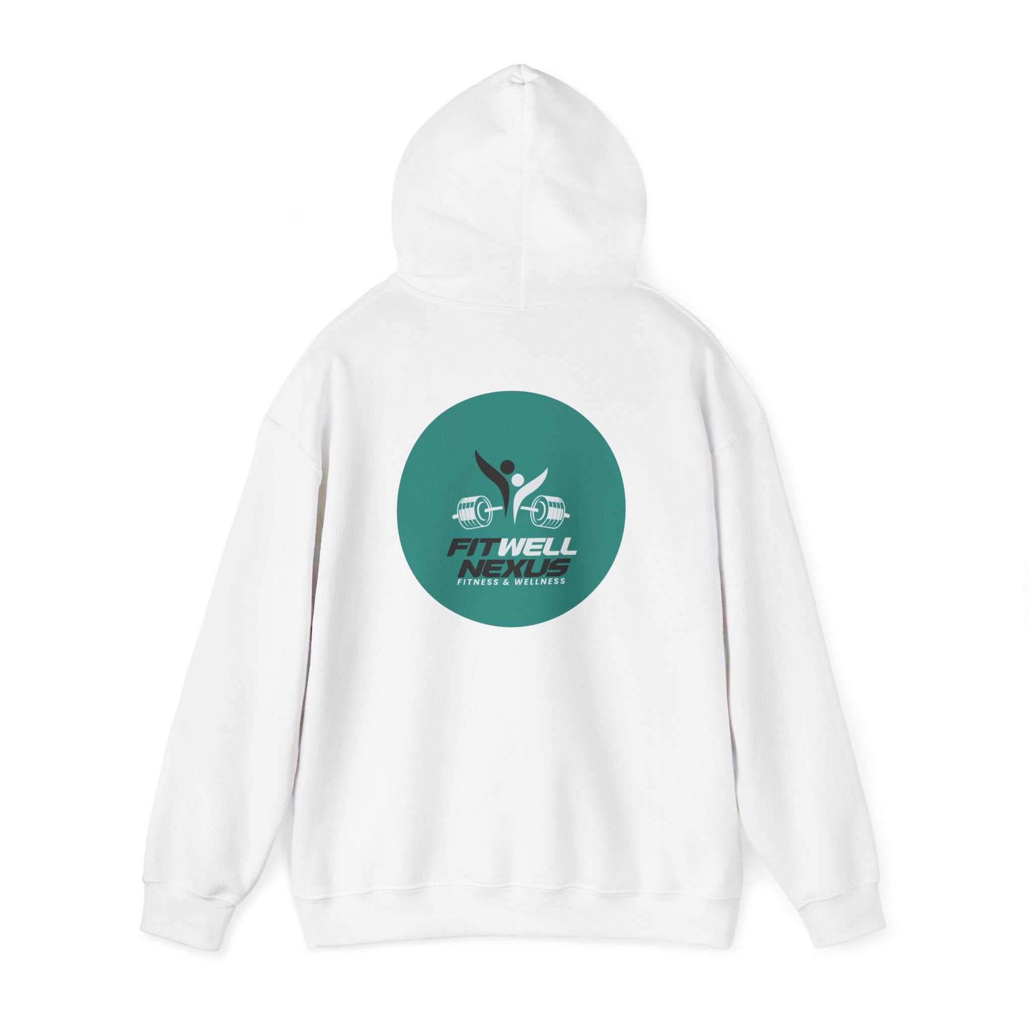 Fit Well Nexus Hoodie — Logo Pullover for Gym & Active Lifestyle