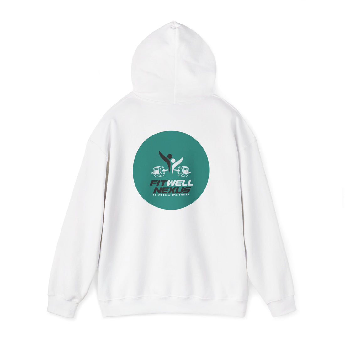 Fit Well Nexus Hoodie — Logo Pullover for Gym & Active Lifestyle