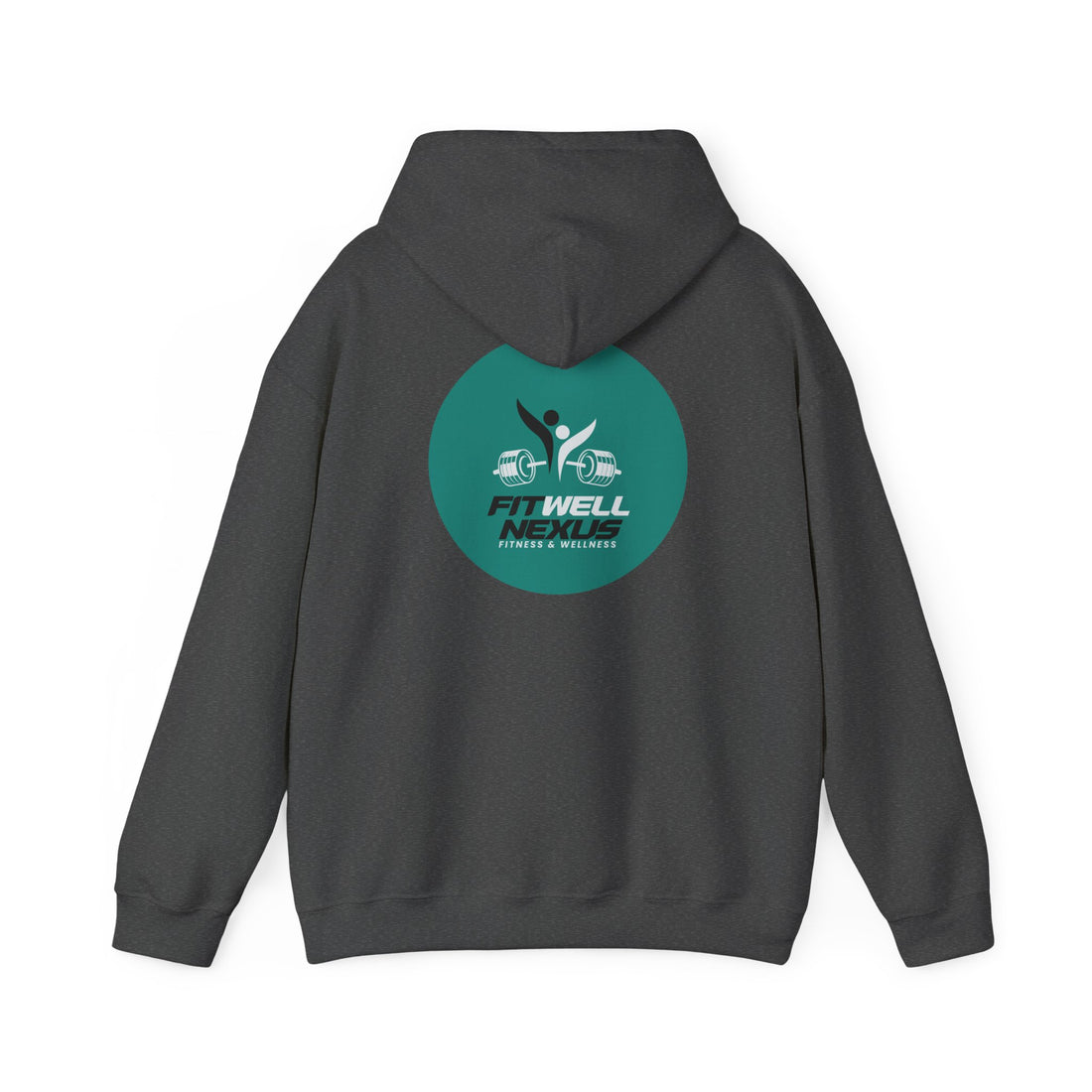 Fit Well Nexus Hoodie — Logo Pullover for Gym & Active Lifestyle