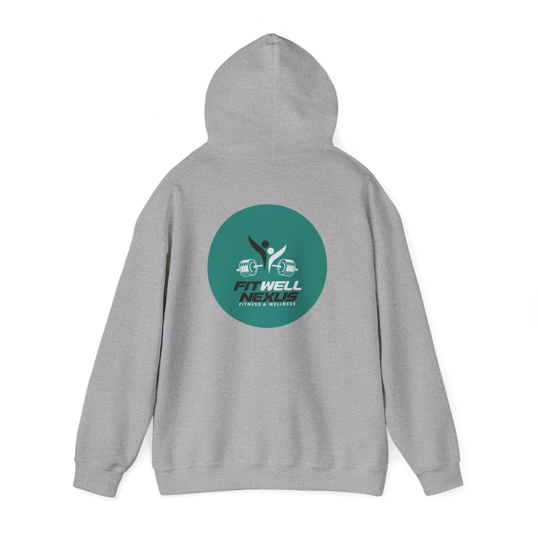 Fit Well Nexus Hoodie — Logo Pullover for Gym & Active Lifestyle
