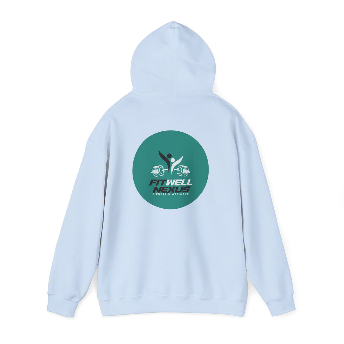 Fit Well Nexus Hoodie — Logo Pullover for Gym & Active Lifestyle