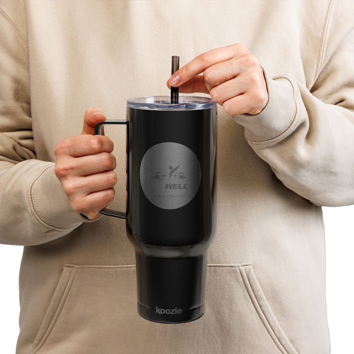 40oz Engraved Insulated Tumbler with Lid – Large Travel Mug for Hot & Cold Drinks