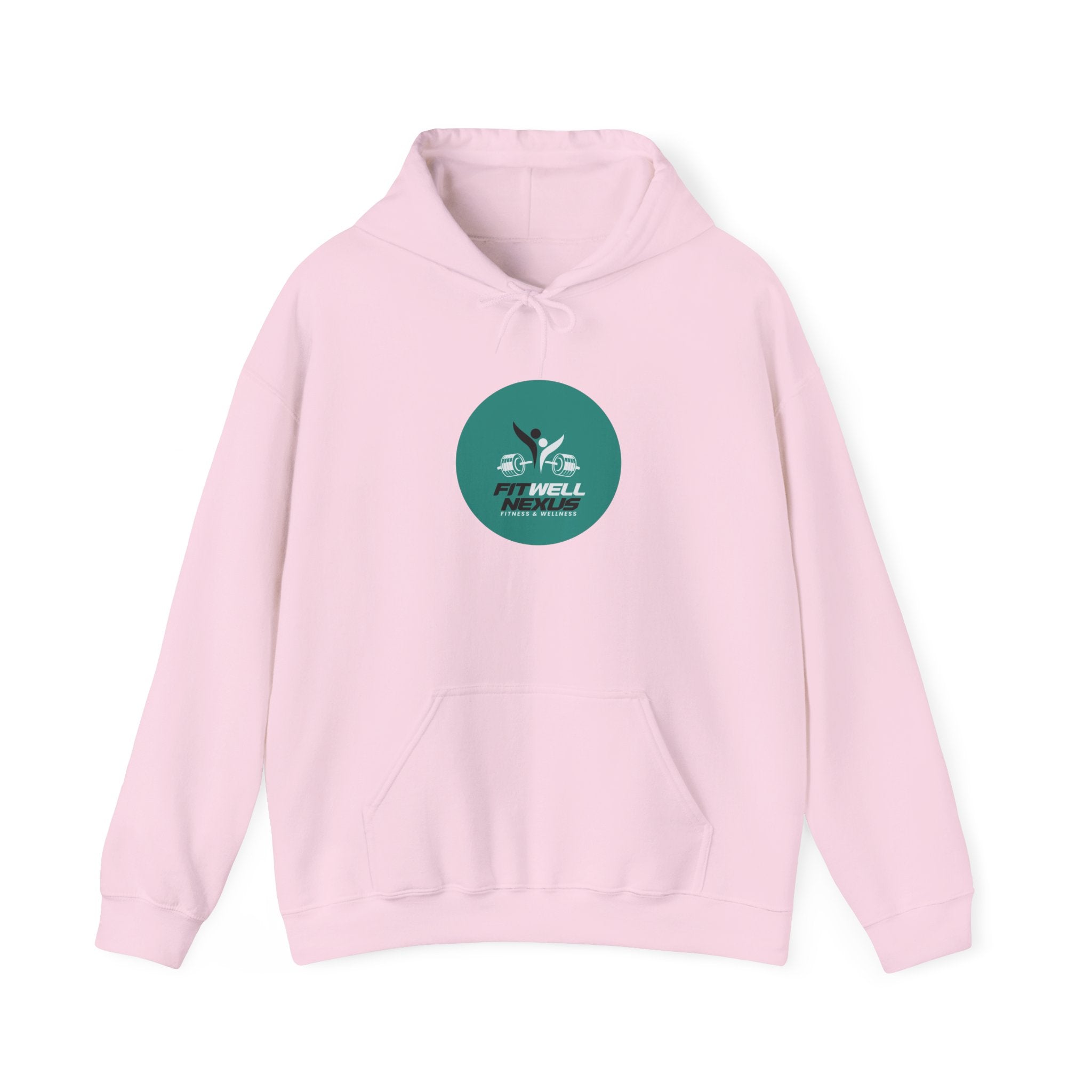 Fit Well Nexus Hoodie — Logo Pullover for Gym & Active Lifestyle