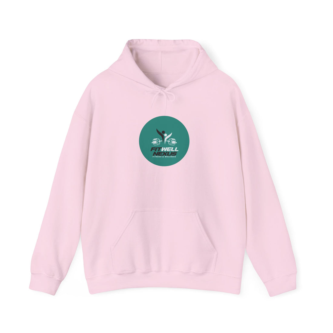 Fit Well Nexus Hoodie — Logo Pullover for Gym & Active Lifestyle