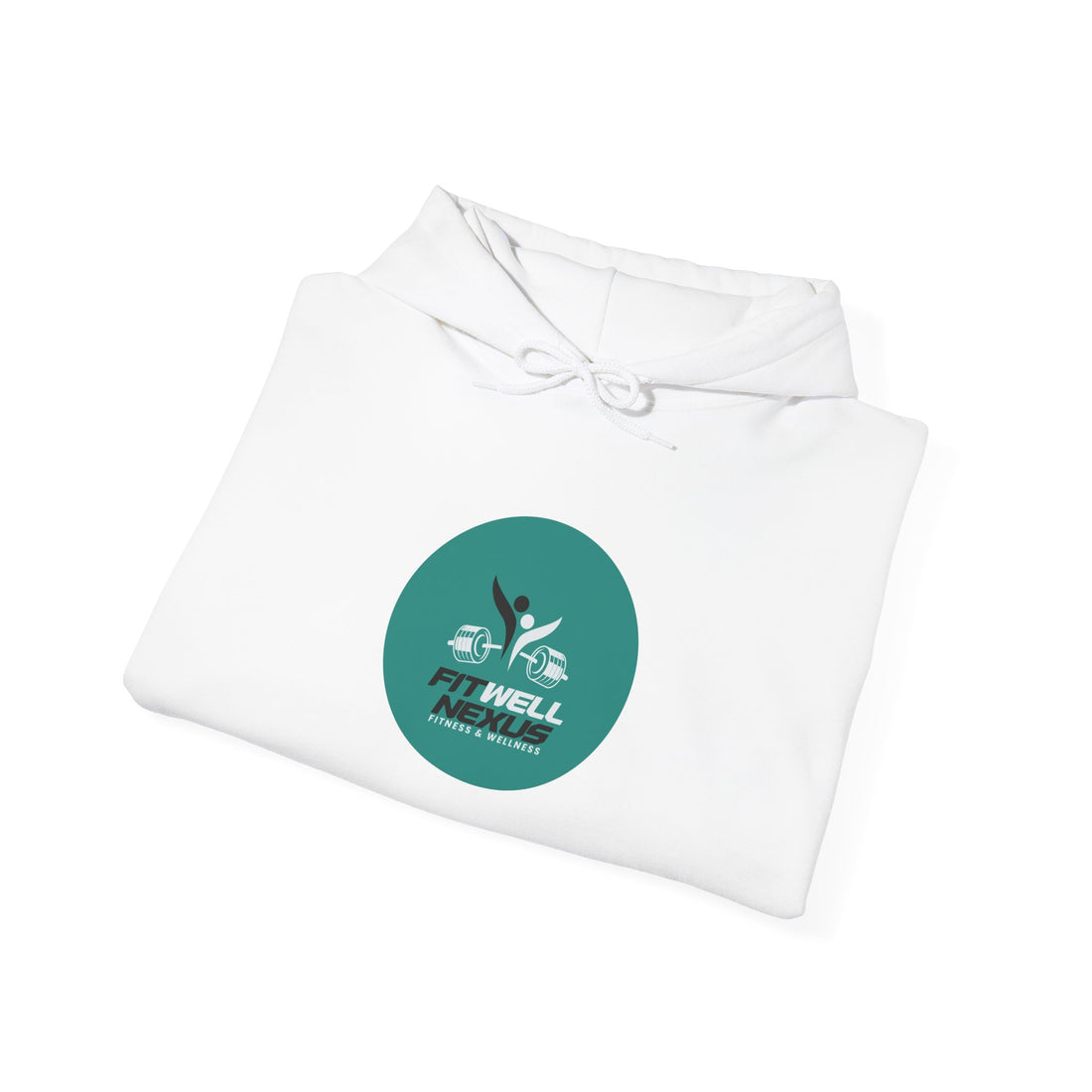Fit Well Nexus Hoodie — Logo Pullover for Gym & Active Lifestyle