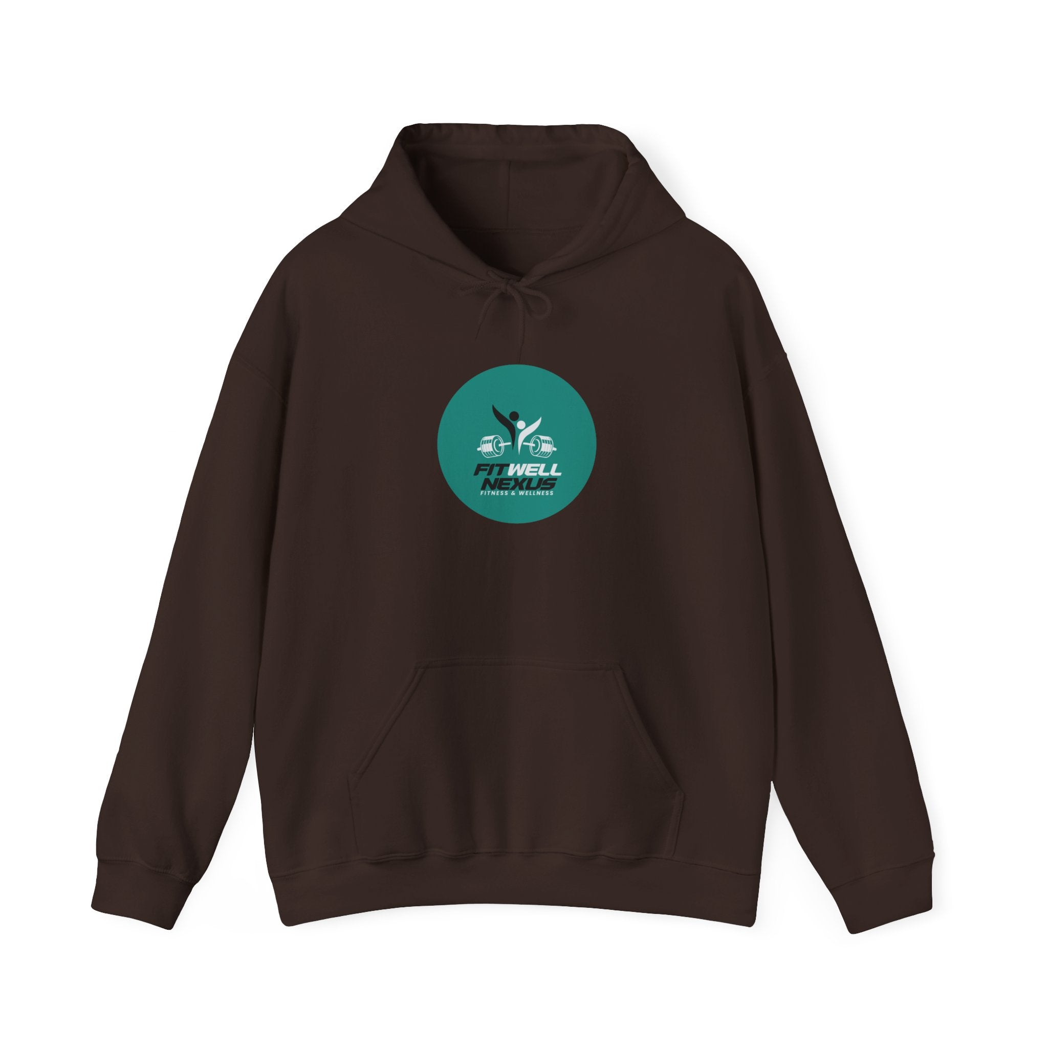 Fit Well Nexus Hoodie — Logo Pullover for Gym & Active Lifestyle