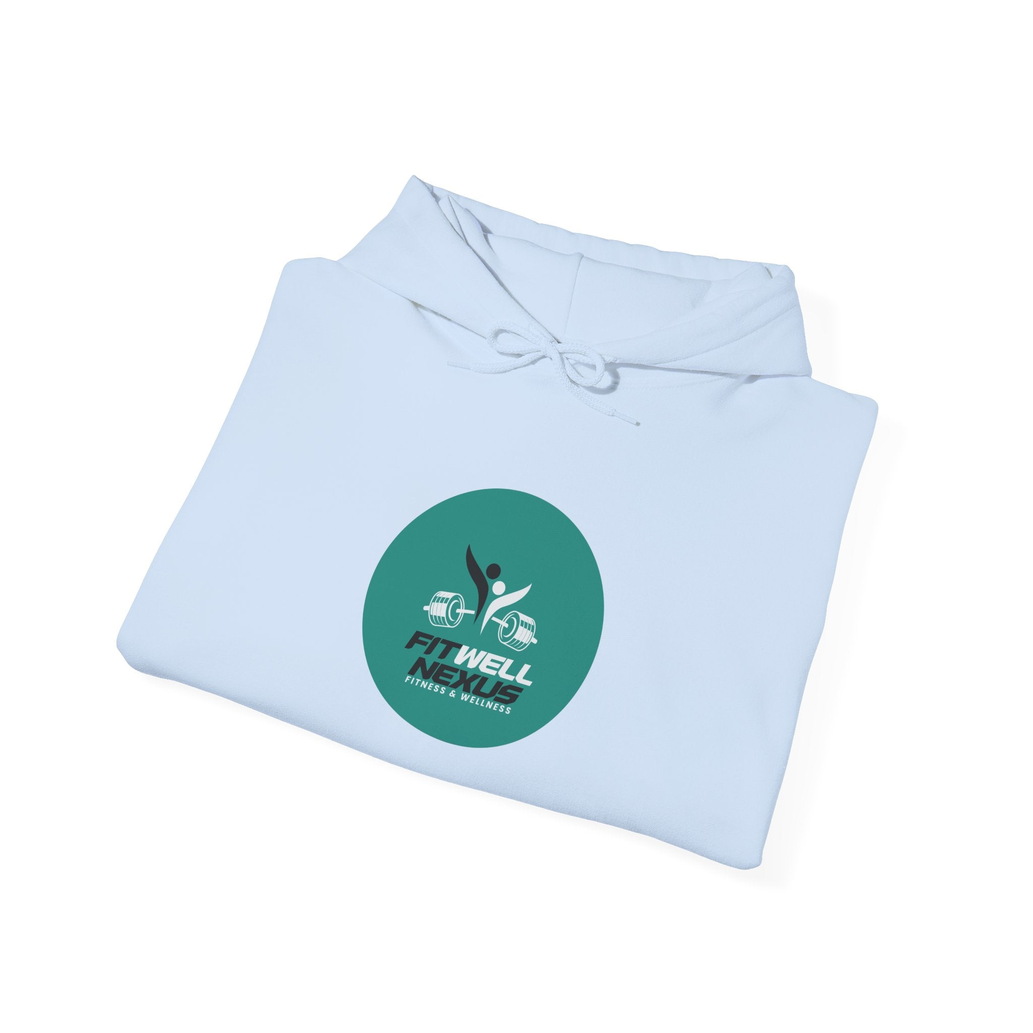 Fit Well Nexus Hoodie — Logo Pullover for Gym & Active Lifestyle