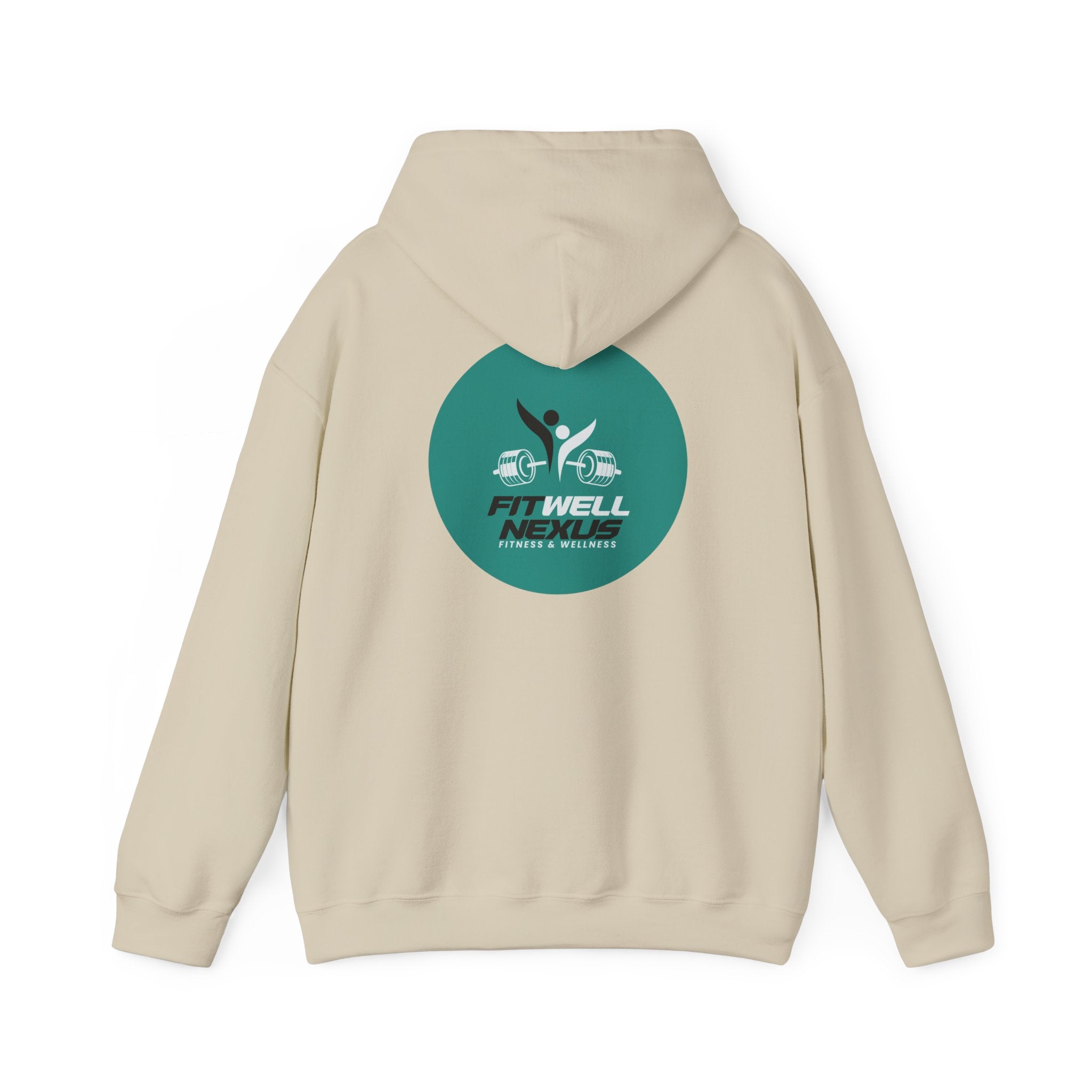 Fit Well Nexus Hoodie — Logo Pullover for Gym & Active Lifestyle