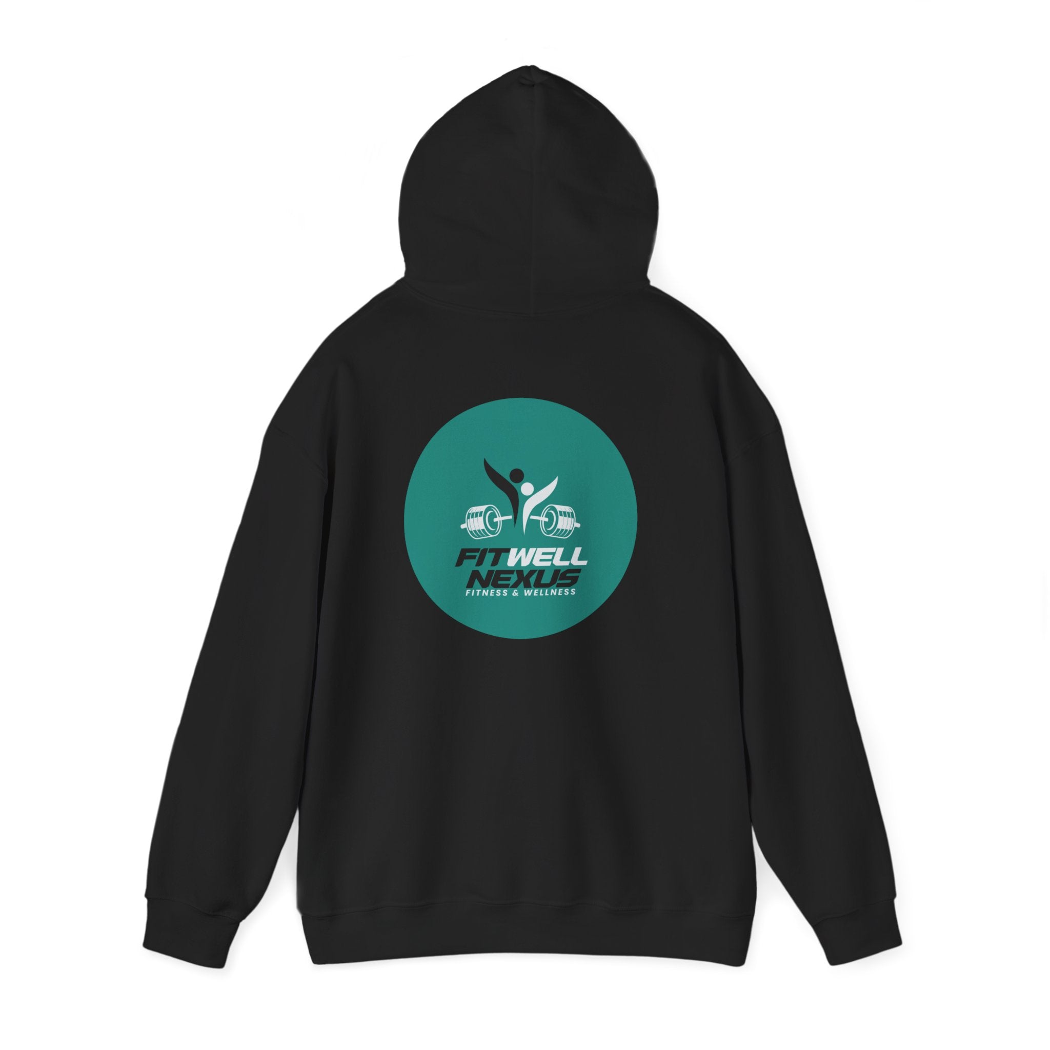 Fit Well Nexus Hoodie — Logo Pullover for Gym & Active Lifestyle
