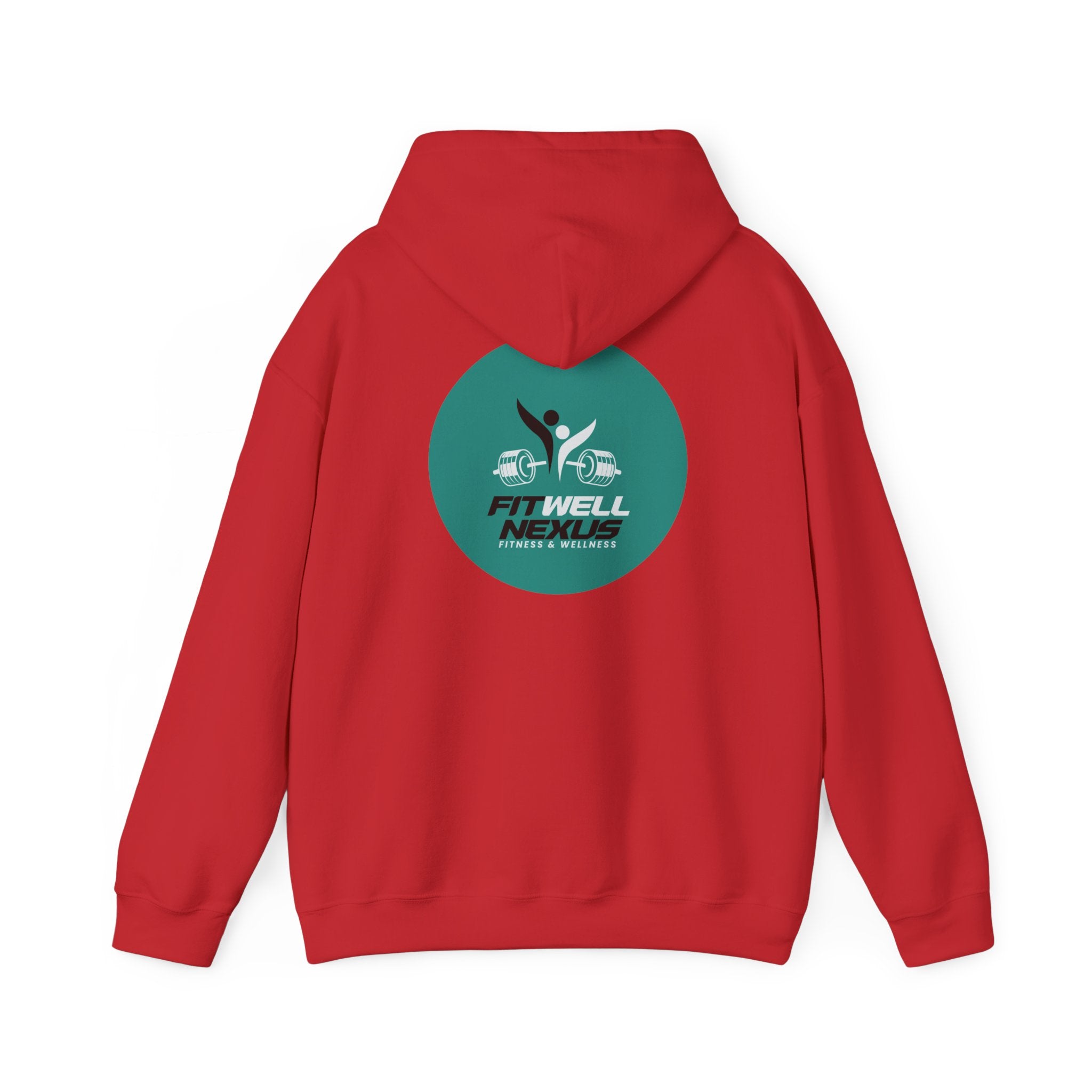 Fit Well Nexus Hoodie — Logo Pullover for Gym & Active Lifestyle