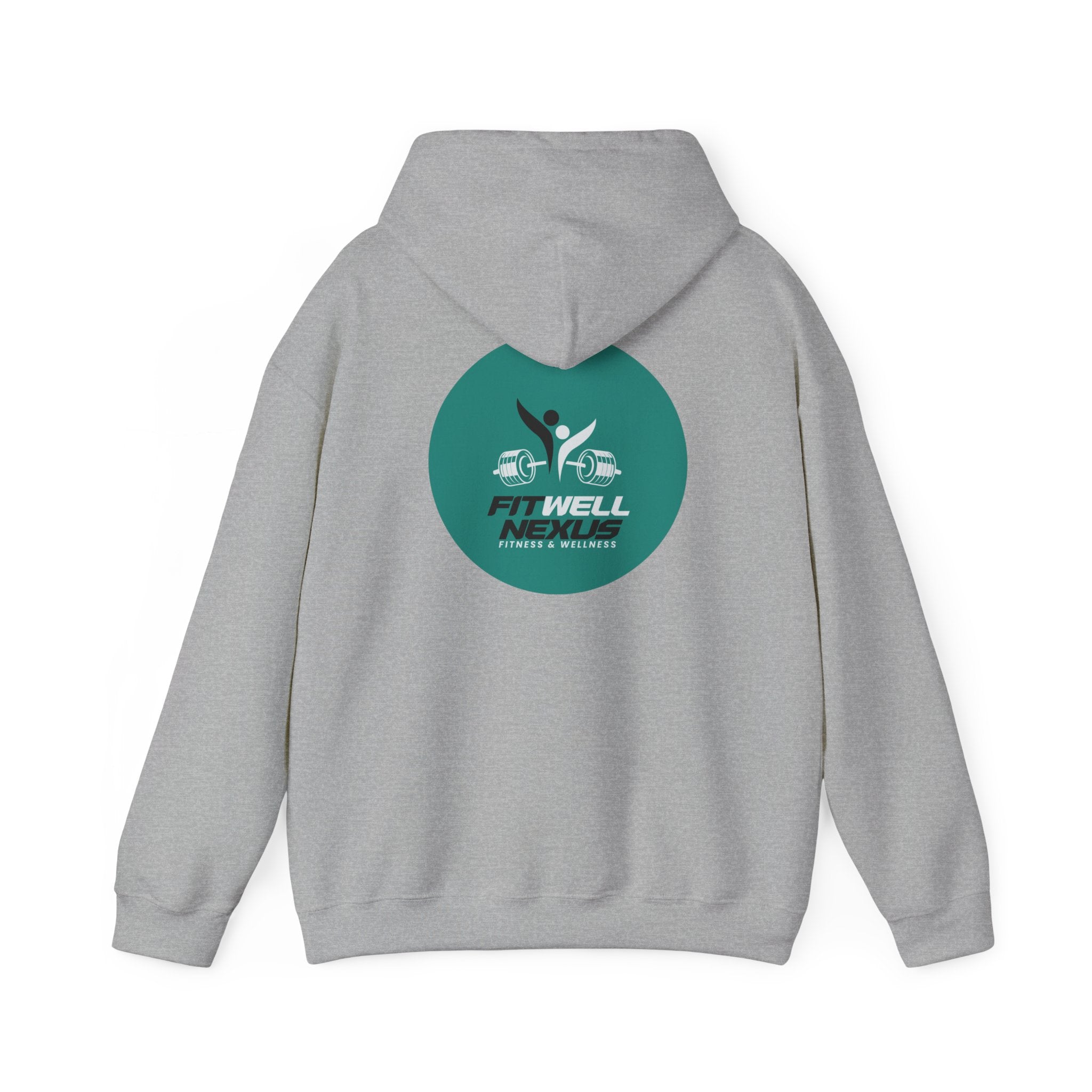Fit Well Nexus Hoodie — Logo Pullover for Gym & Active Lifestyle