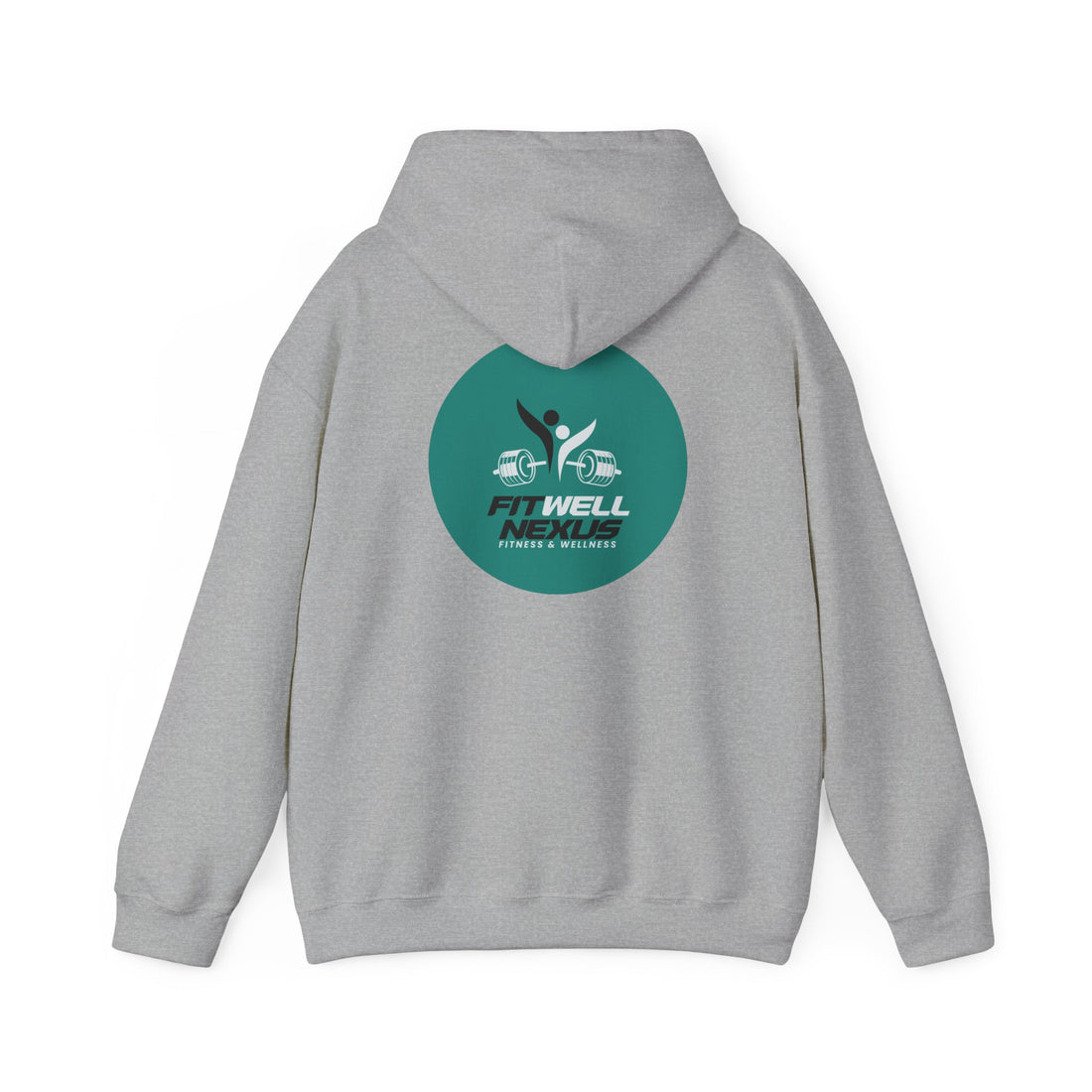 Fit Well Nexus Hoodie — Logo Pullover for Gym & Active Lifestyle