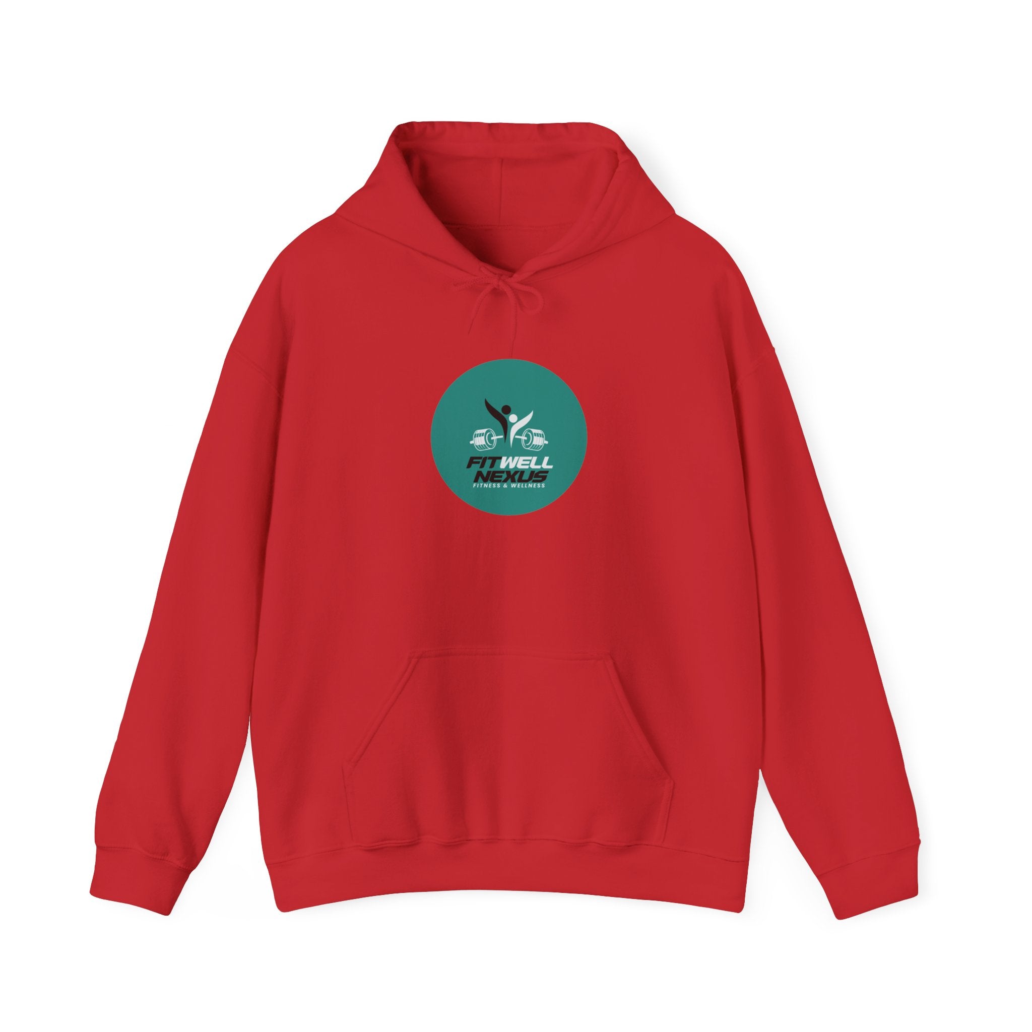 Fit Well Nexus Hoodie — Logo Pullover for Gym & Active Lifestyle
