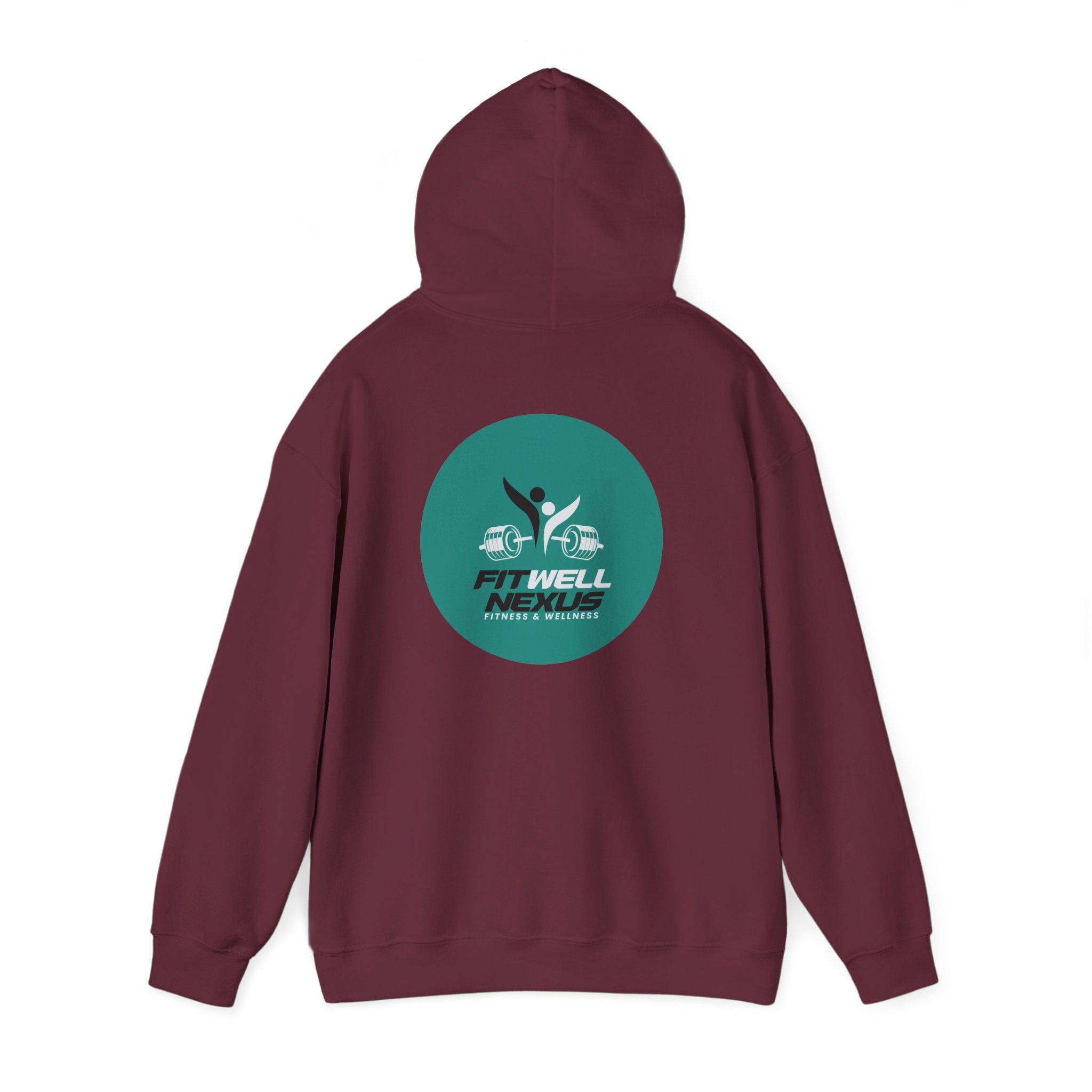 Fit Well Nexus Hoodie — Logo Pullover for Gym & Active Lifestyle