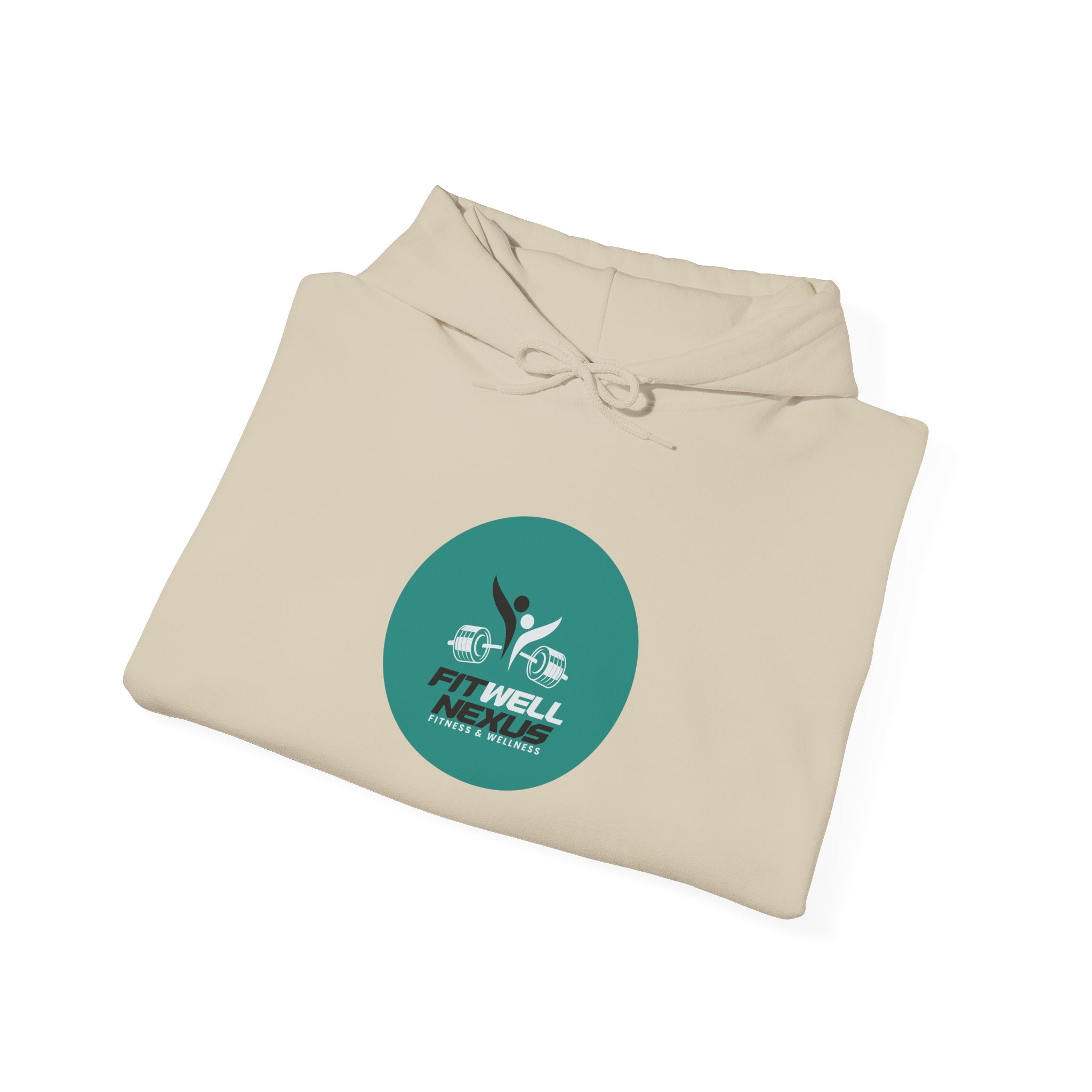 Fit Well Nexus Hoodie — Logo Pullover for Gym & Active Lifestyle