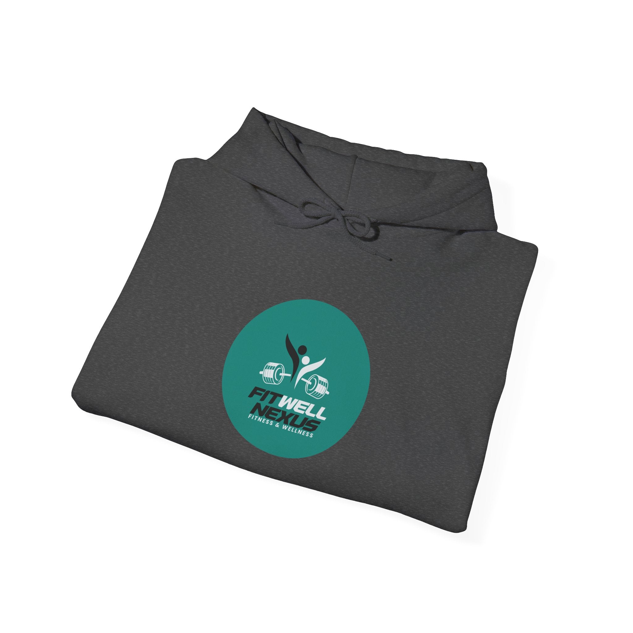 Fit Well Nexus Hoodie — Logo Pullover for Gym & Active Lifestyle