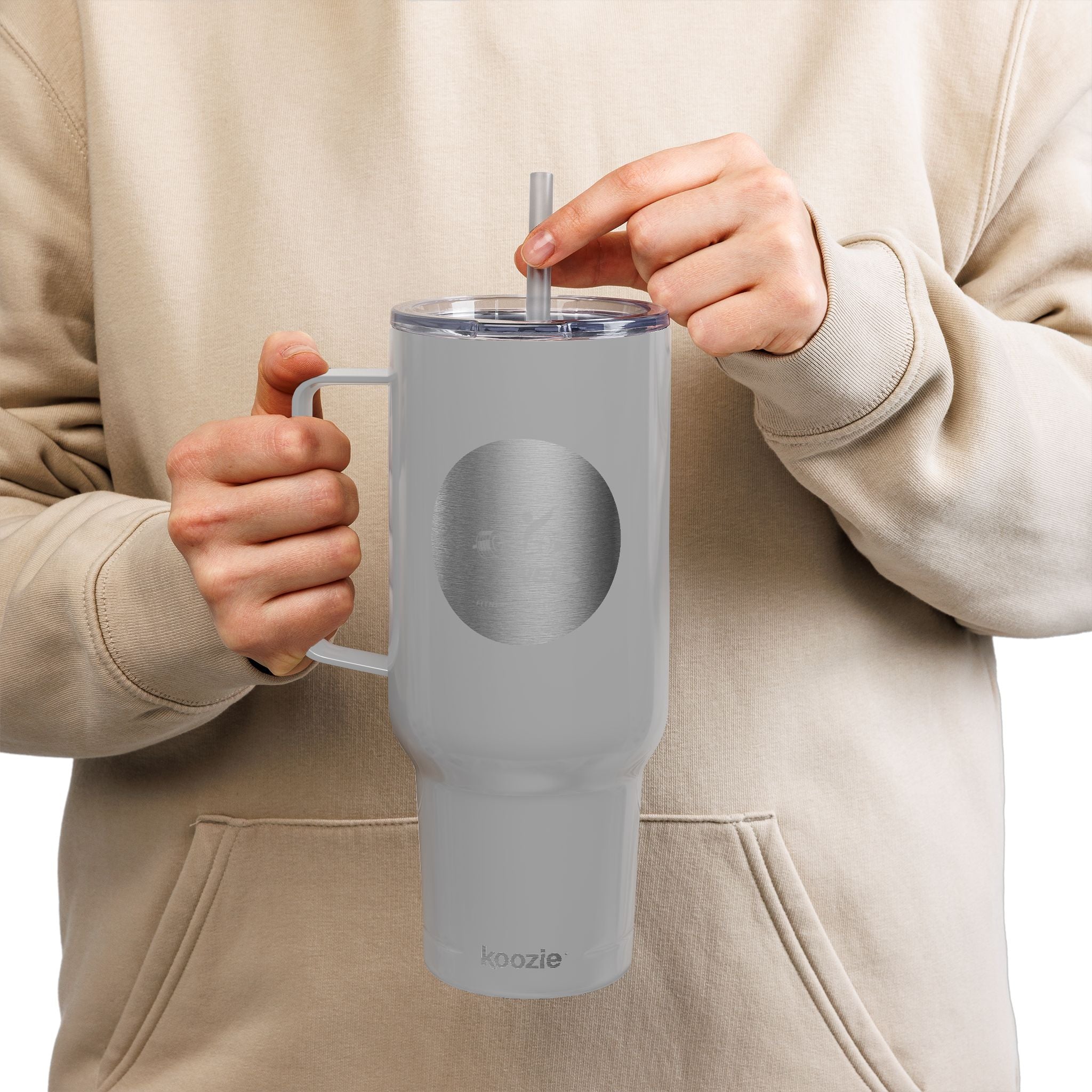 40oz Engraved Insulated Tumbler with Lid – Large Travel Mug for Hot & Cold Drinks