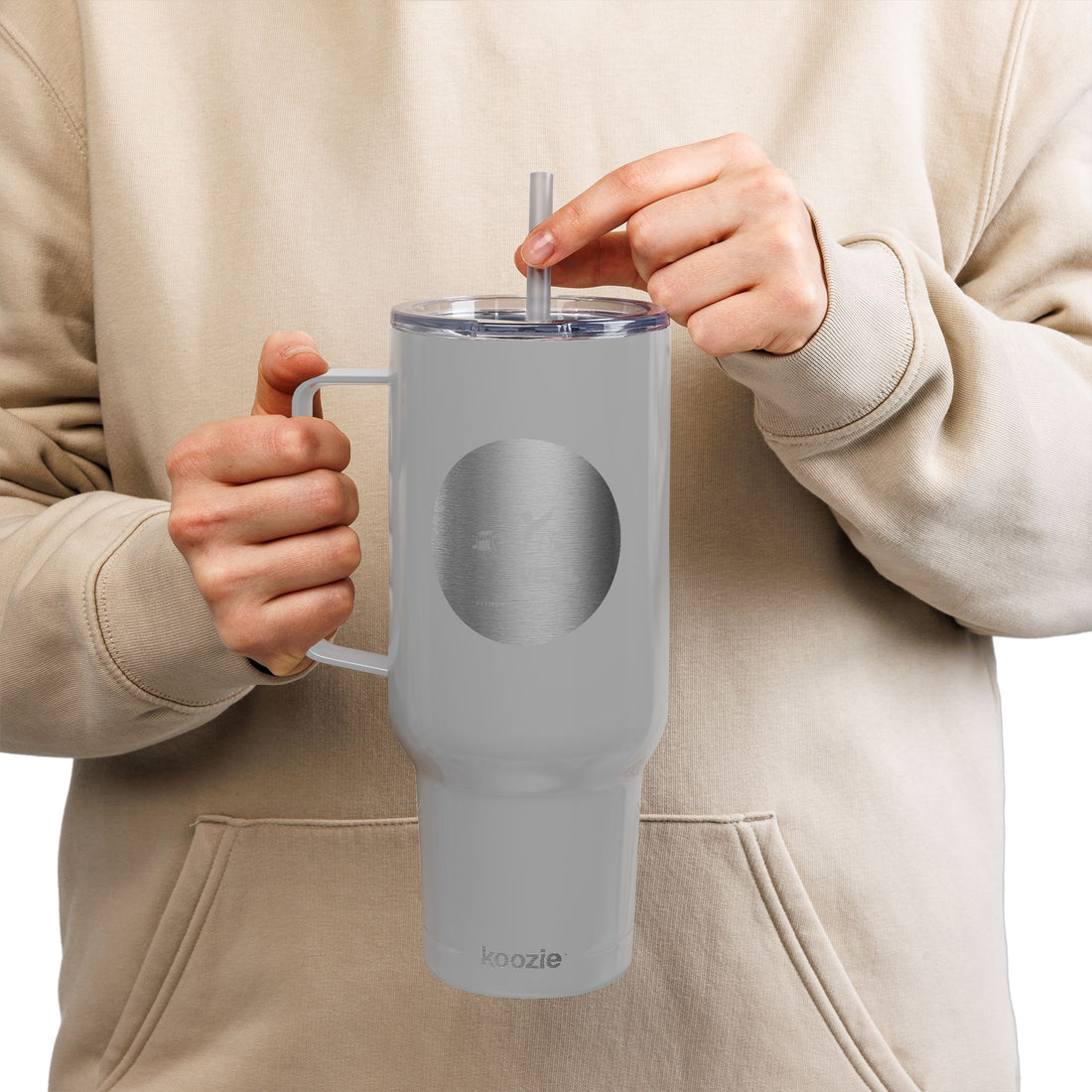 40oz Engraved Insulated Tumbler with Lid – Large Travel Mug for Hot & Cold Drinks