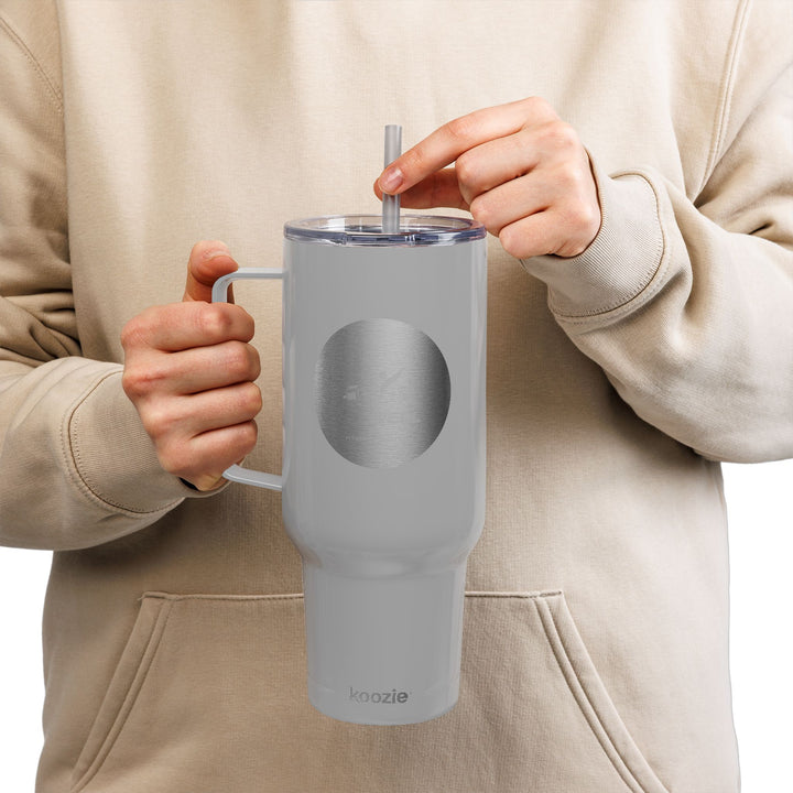 40oz Engraved Insulated Tumbler with Lid – Large Travel Mug for Hot & Cold Drinks