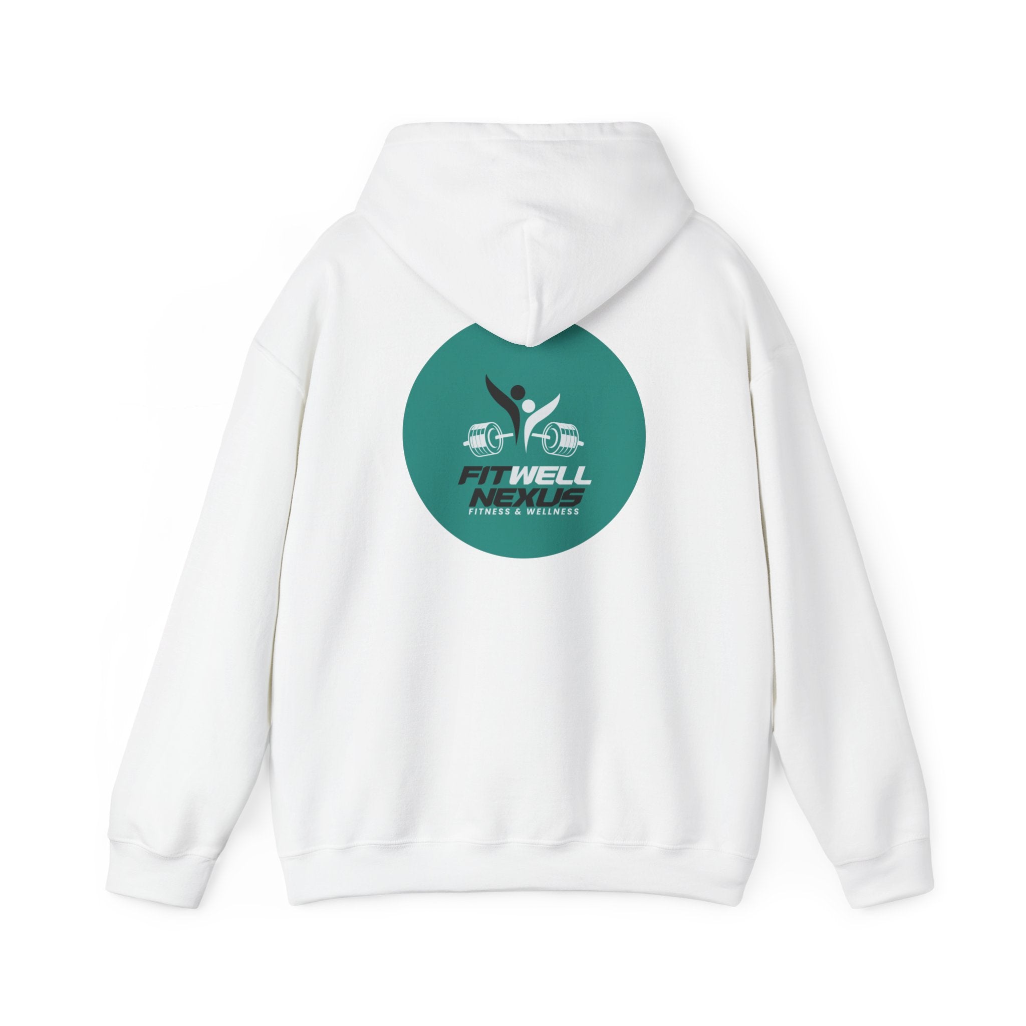 Fit Well Nexus Hoodie — Logo Pullover for Gym & Active Lifestyle