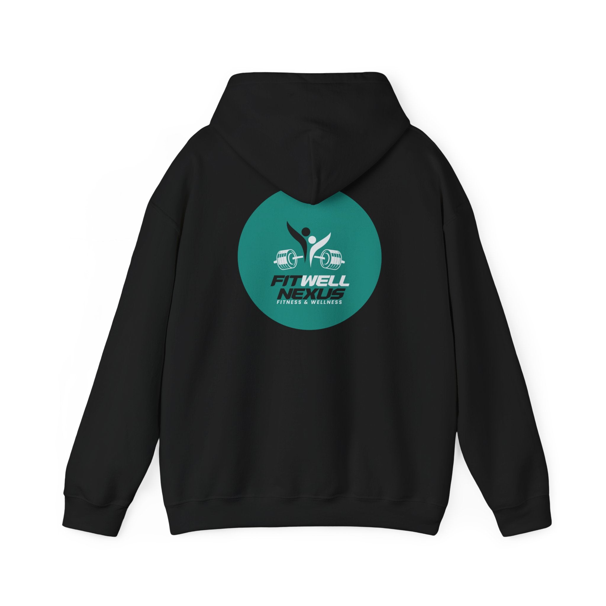 Fit Well Nexus Hoodie — Logo Pullover for Gym & Active Lifestyle