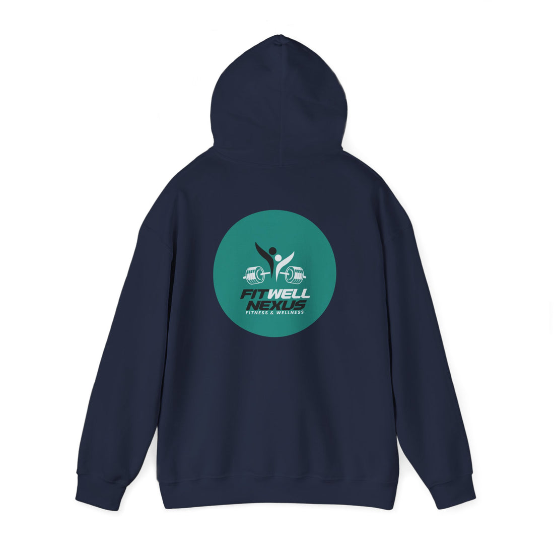 Fit Well Nexus Hoodie — Logo Pullover for Gym & Active Lifestyle