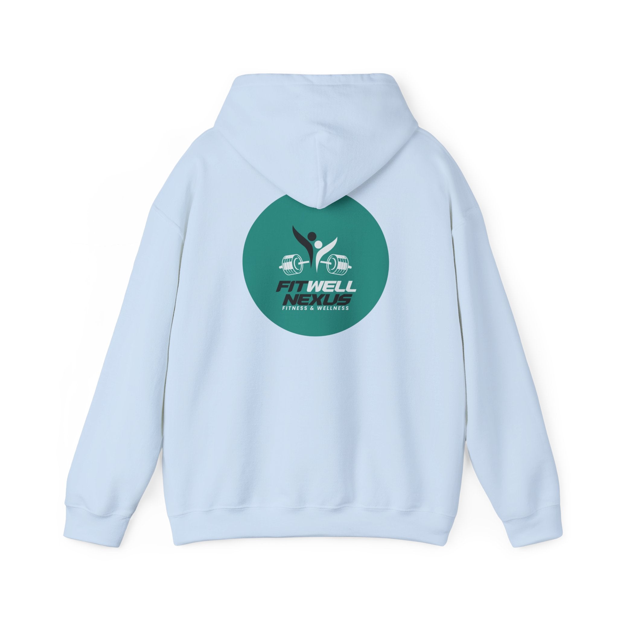Fit Well Nexus Hoodie — Logo Pullover for Gym & Active Lifestyle