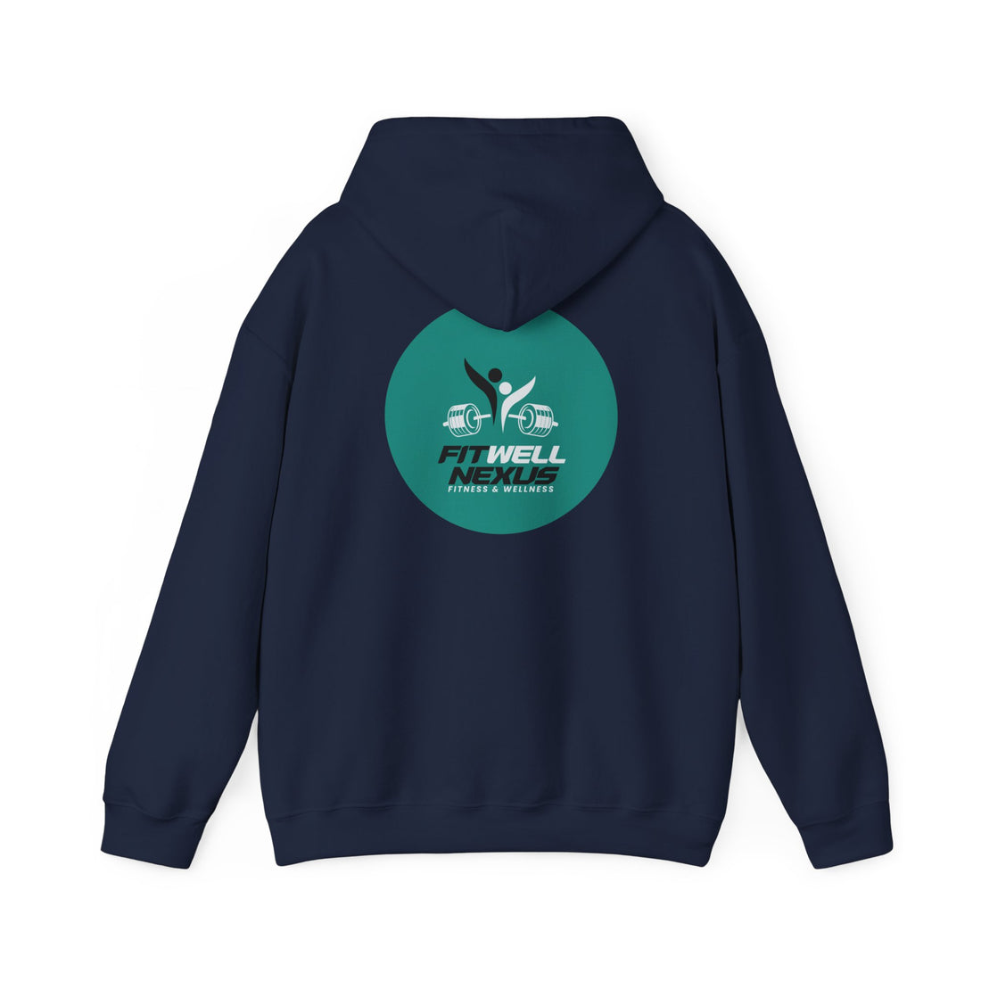 Fit Well Nexus Hoodie — Logo Pullover for Gym & Active Lifestyle