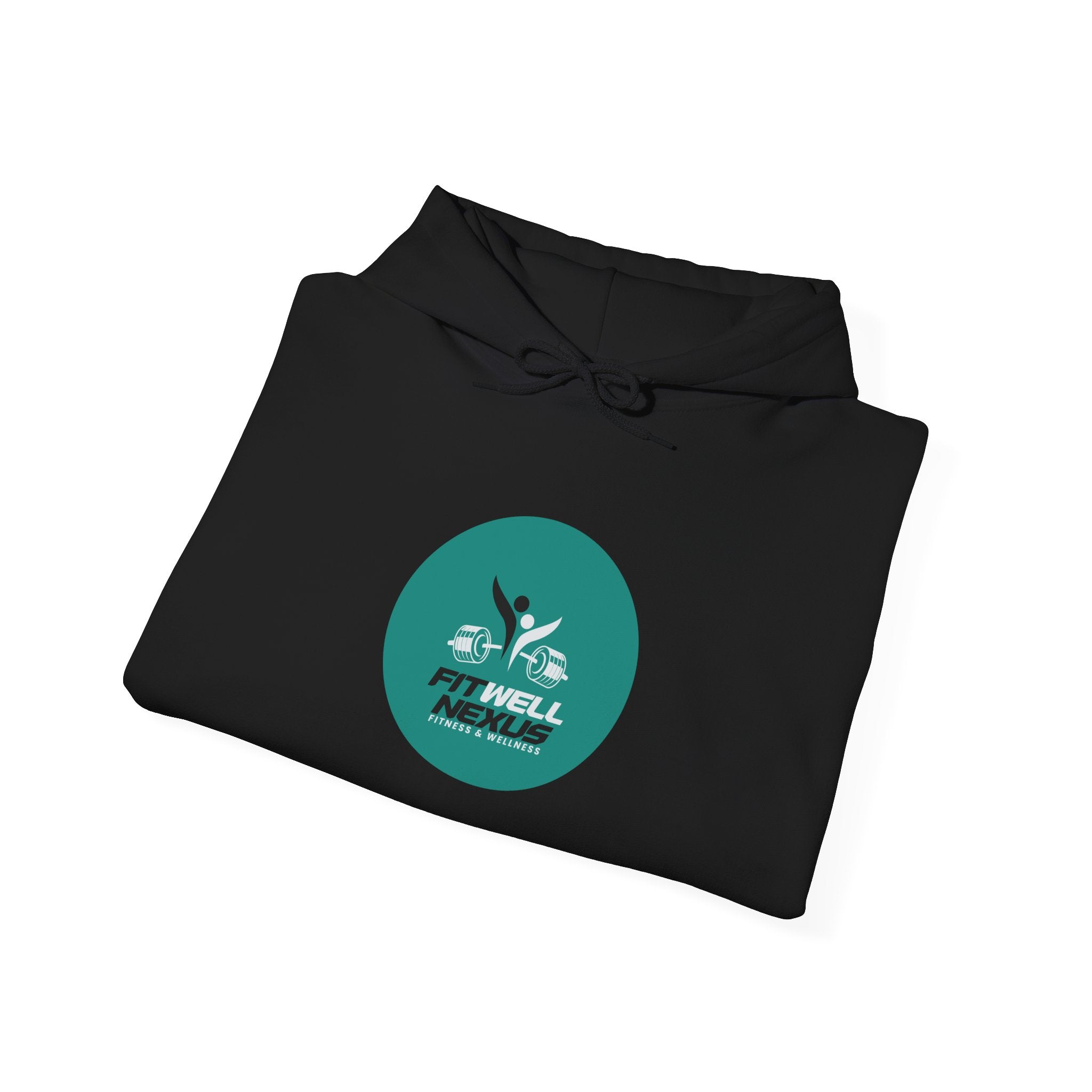 Fit Well Nexus Hoodie — Logo Pullover for Gym & Active Lifestyle