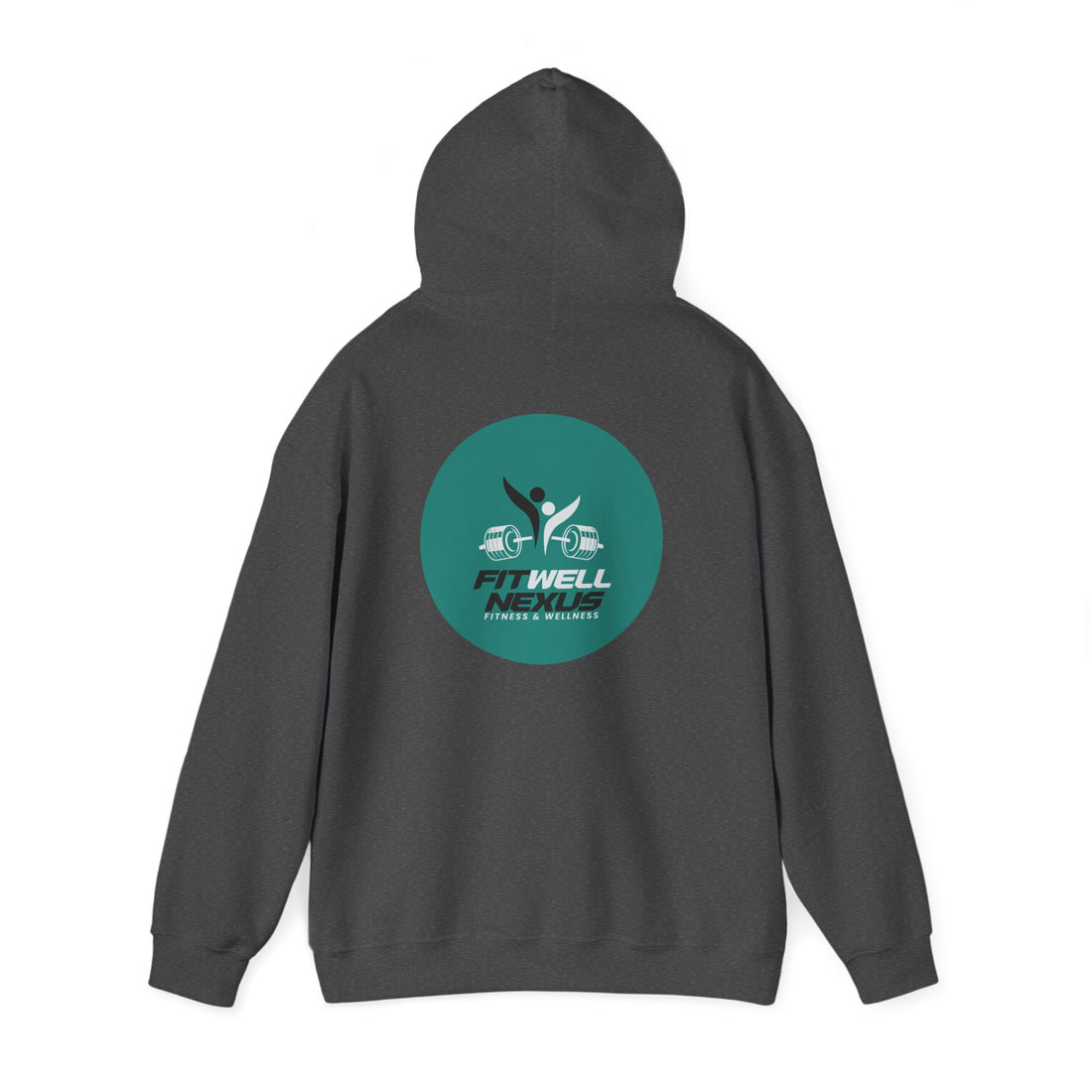Fit Well Nexus Hoodie — Logo Pullover for Gym & Active Lifestyle