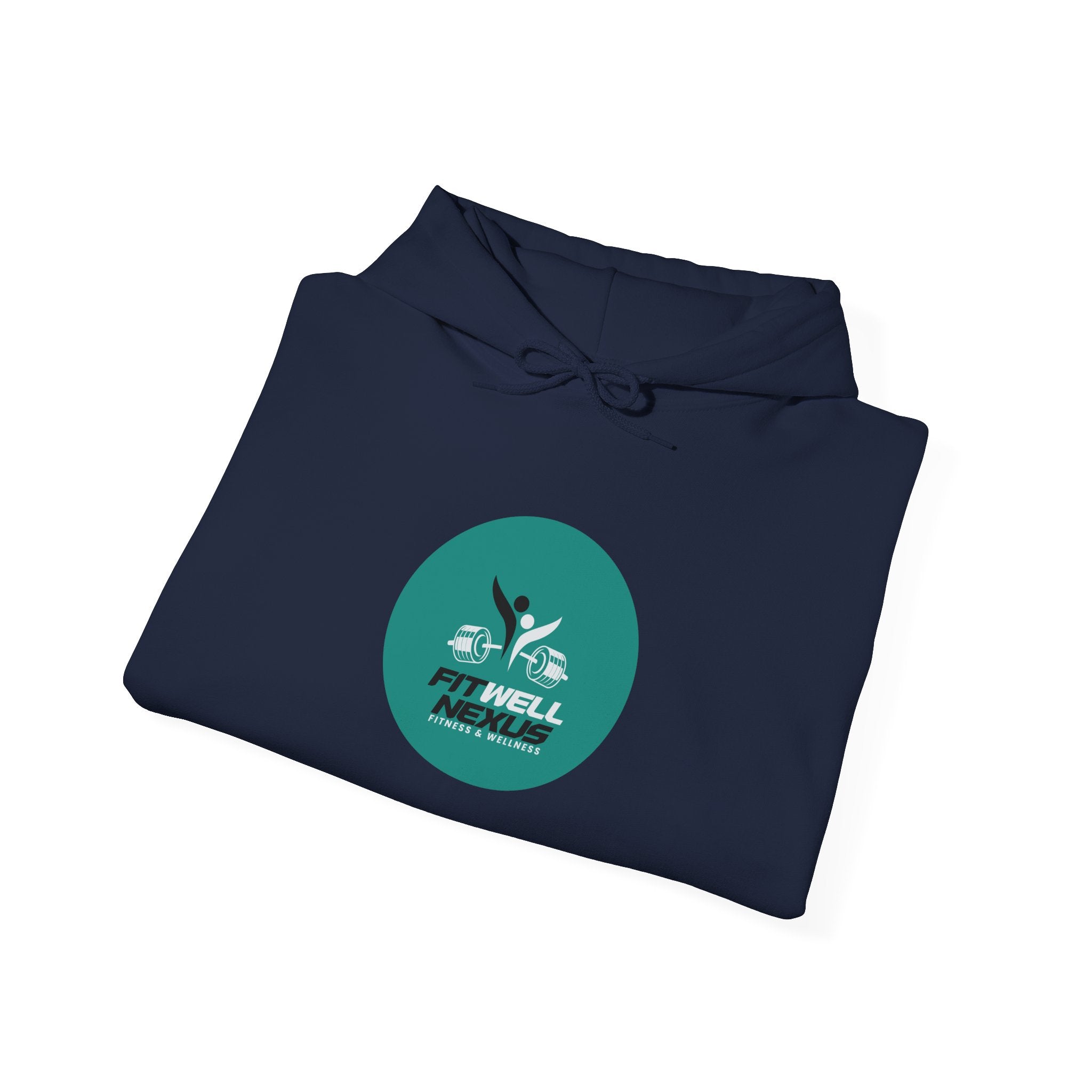 Fit Well Nexus Hoodie — Logo Pullover for Gym & Active Lifestyle