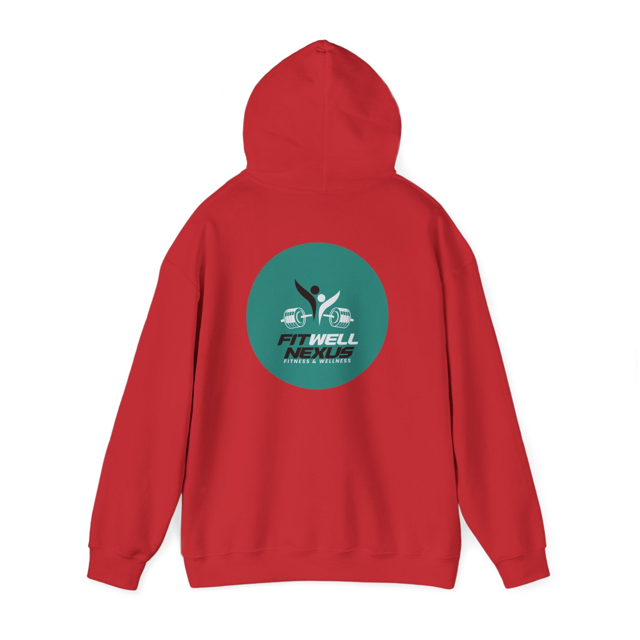Fit Well Nexus Hoodie — Logo Pullover for Gym & Active Lifestyle