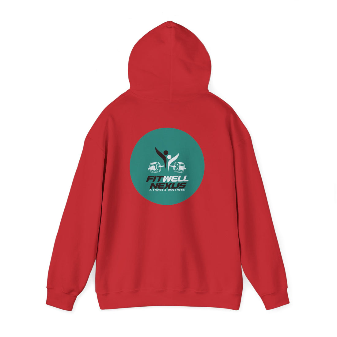 Fit Well Nexus Hoodie — Logo Pullover for Gym & Active Lifestyle