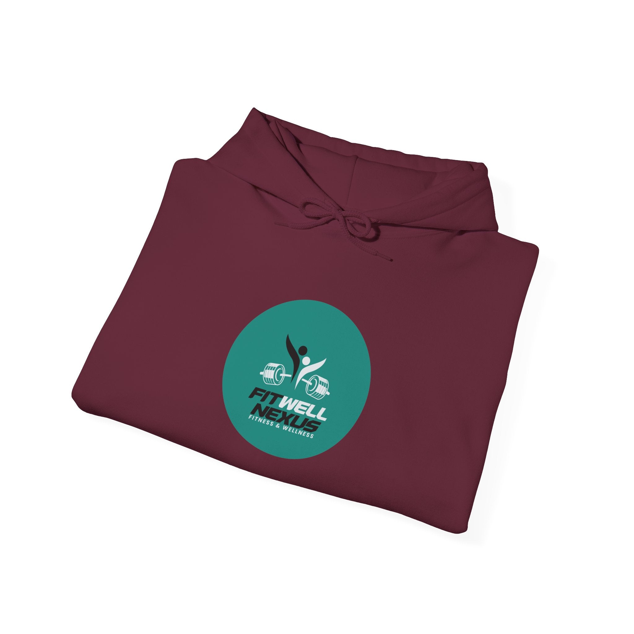 Fit Well Nexus Hoodie — Logo Pullover for Gym & Active Lifestyle