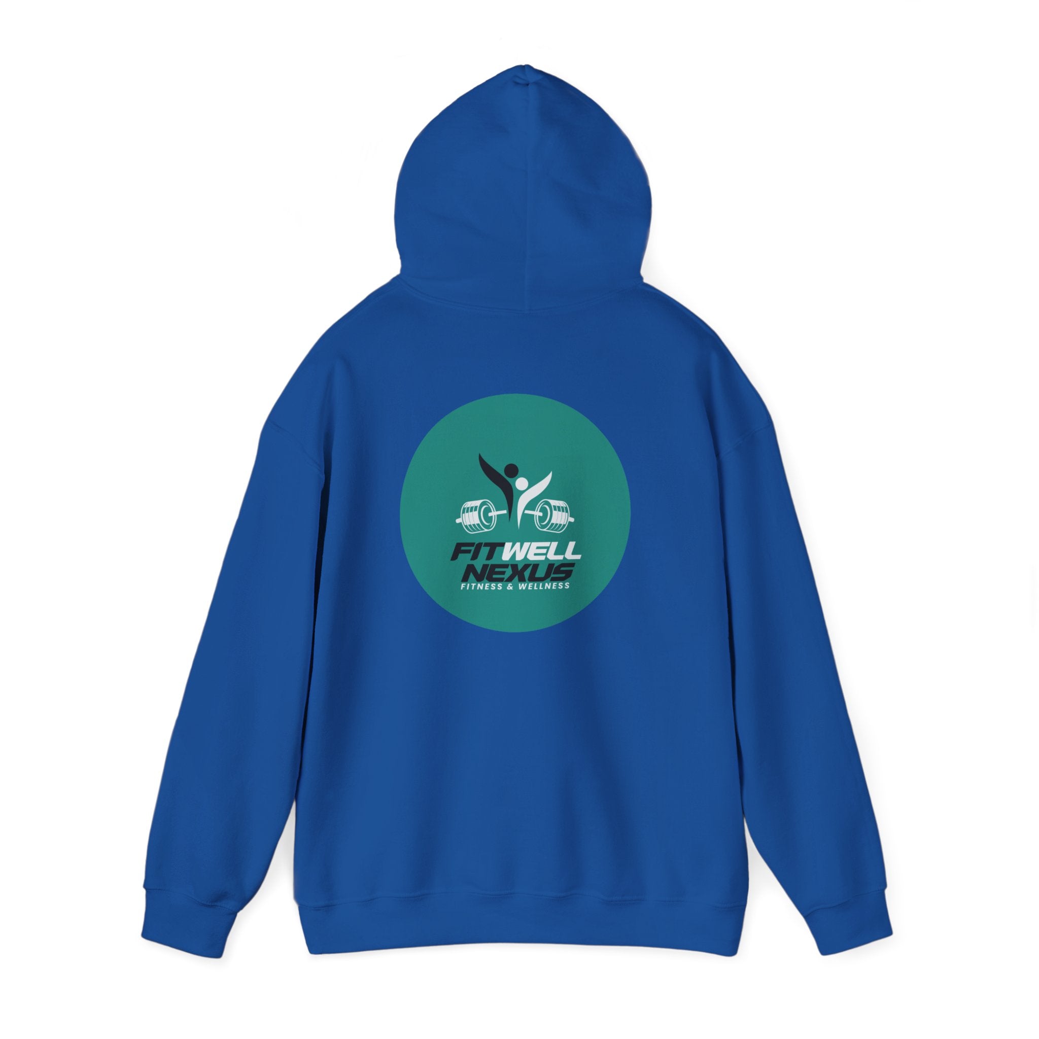 Fit Well Nexus Hoodie — Logo Pullover for Gym & Active Lifestyle