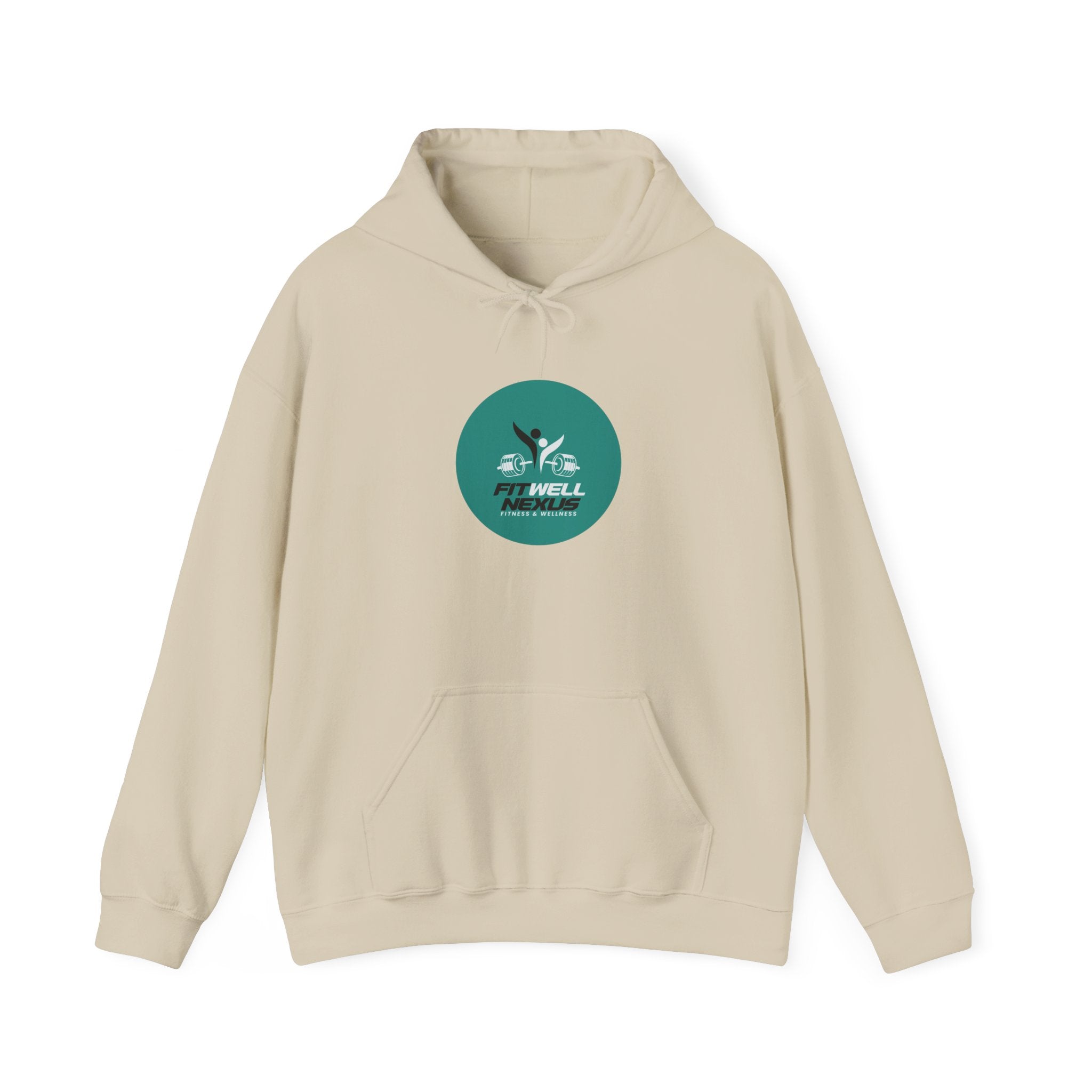 Fit Well Nexus Hoodie — Logo Pullover for Gym & Active Lifestyle