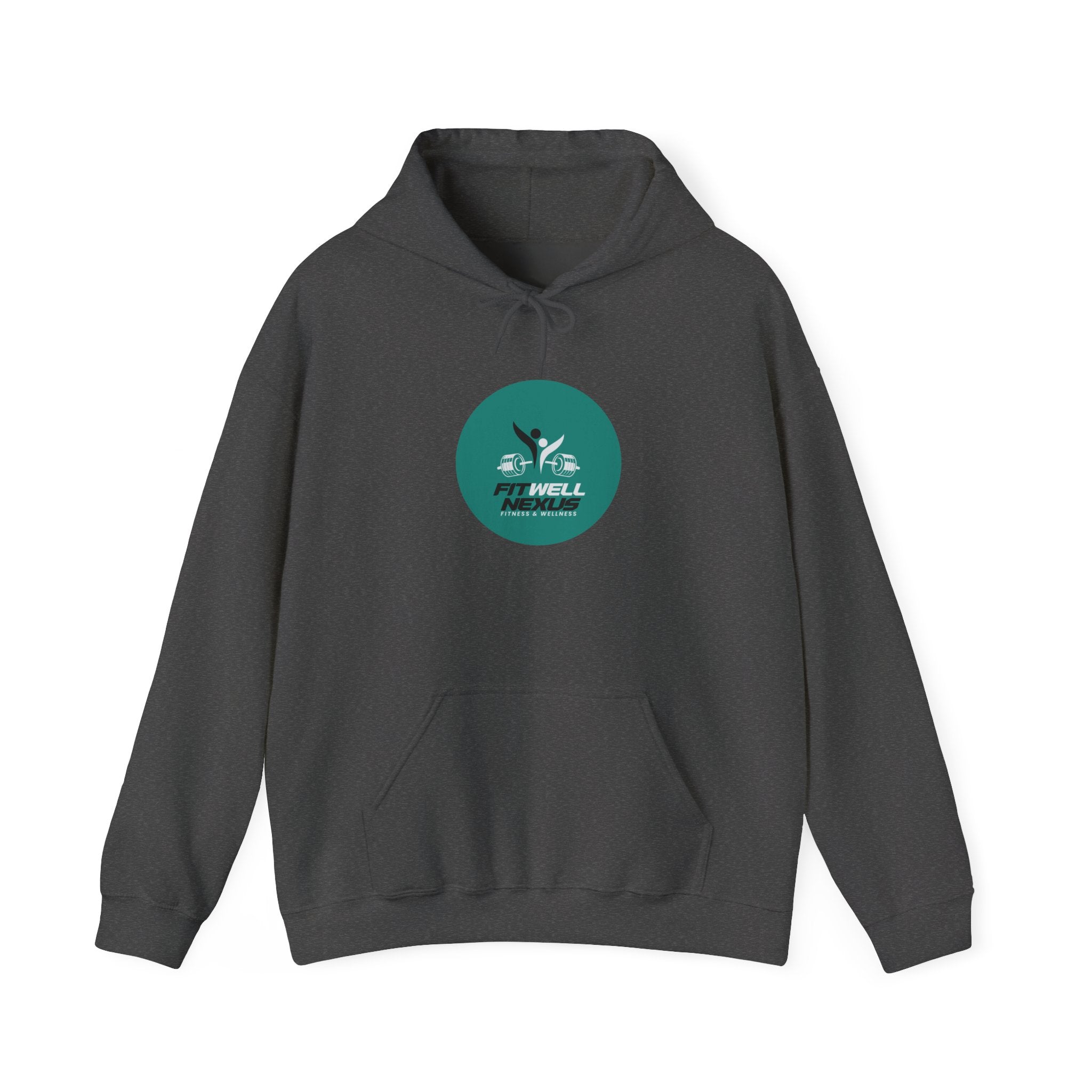 Fit Well Nexus Hoodie — Logo Pullover for Gym & Active Lifestyle