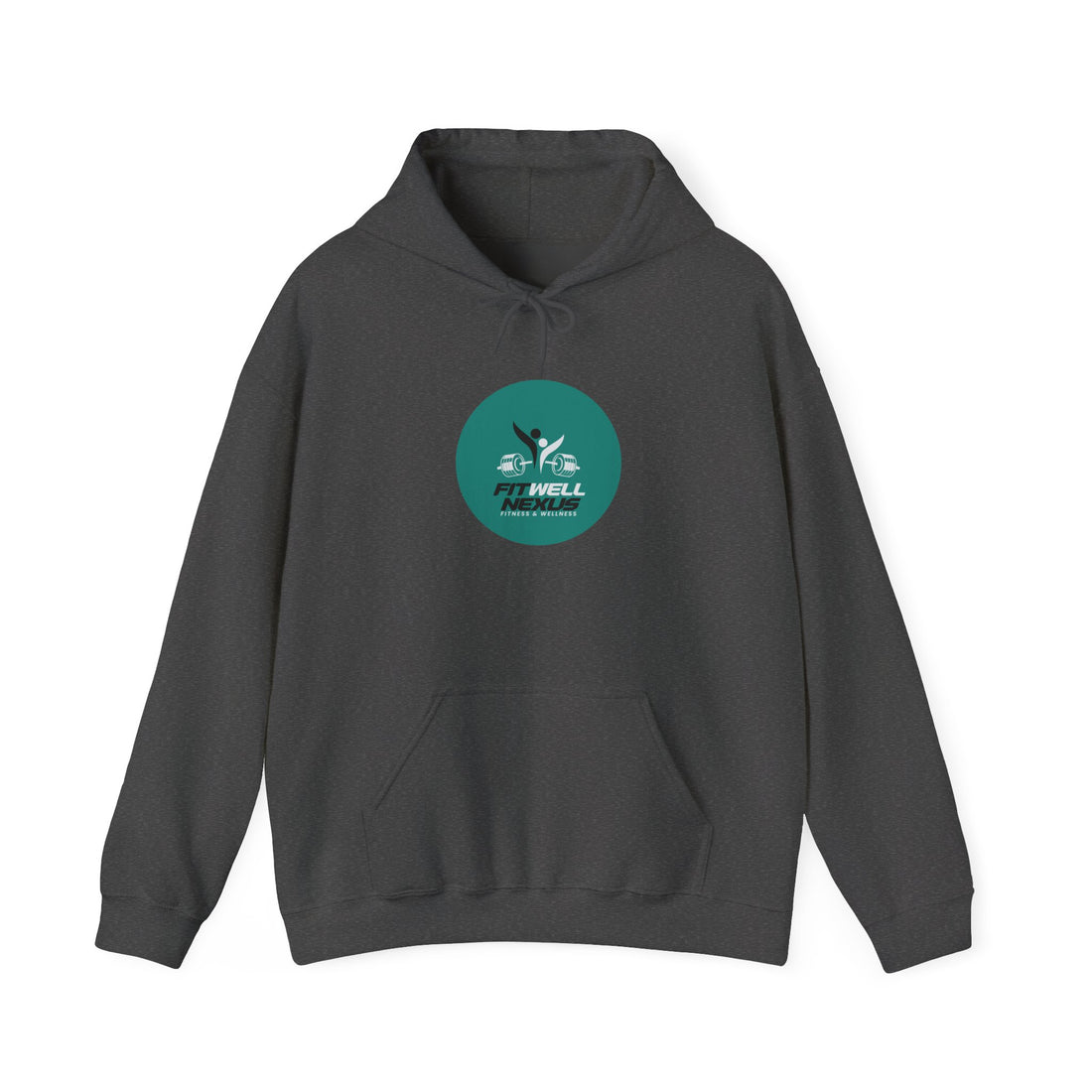 Fit Well Nexus Hoodie — Logo Pullover for Gym & Active Lifestyle