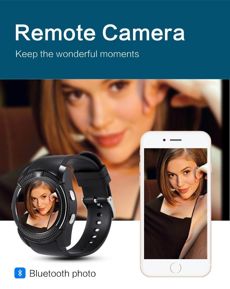 Men’s Smartwatch with SIM Card Camera Heart Rate Fitness Tracker