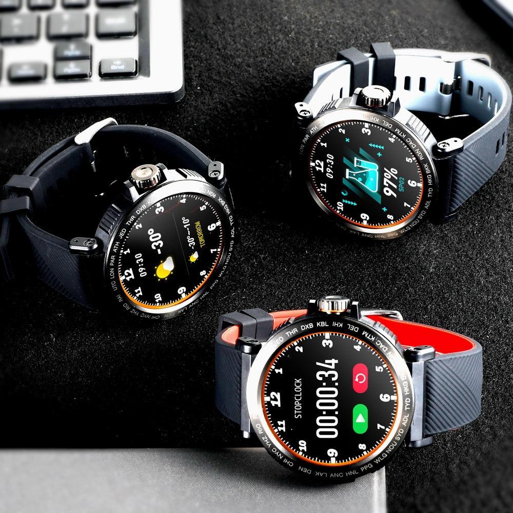 IP68 Waterproof Smartwatch Touch Screen Fitness Tracker for Men Women