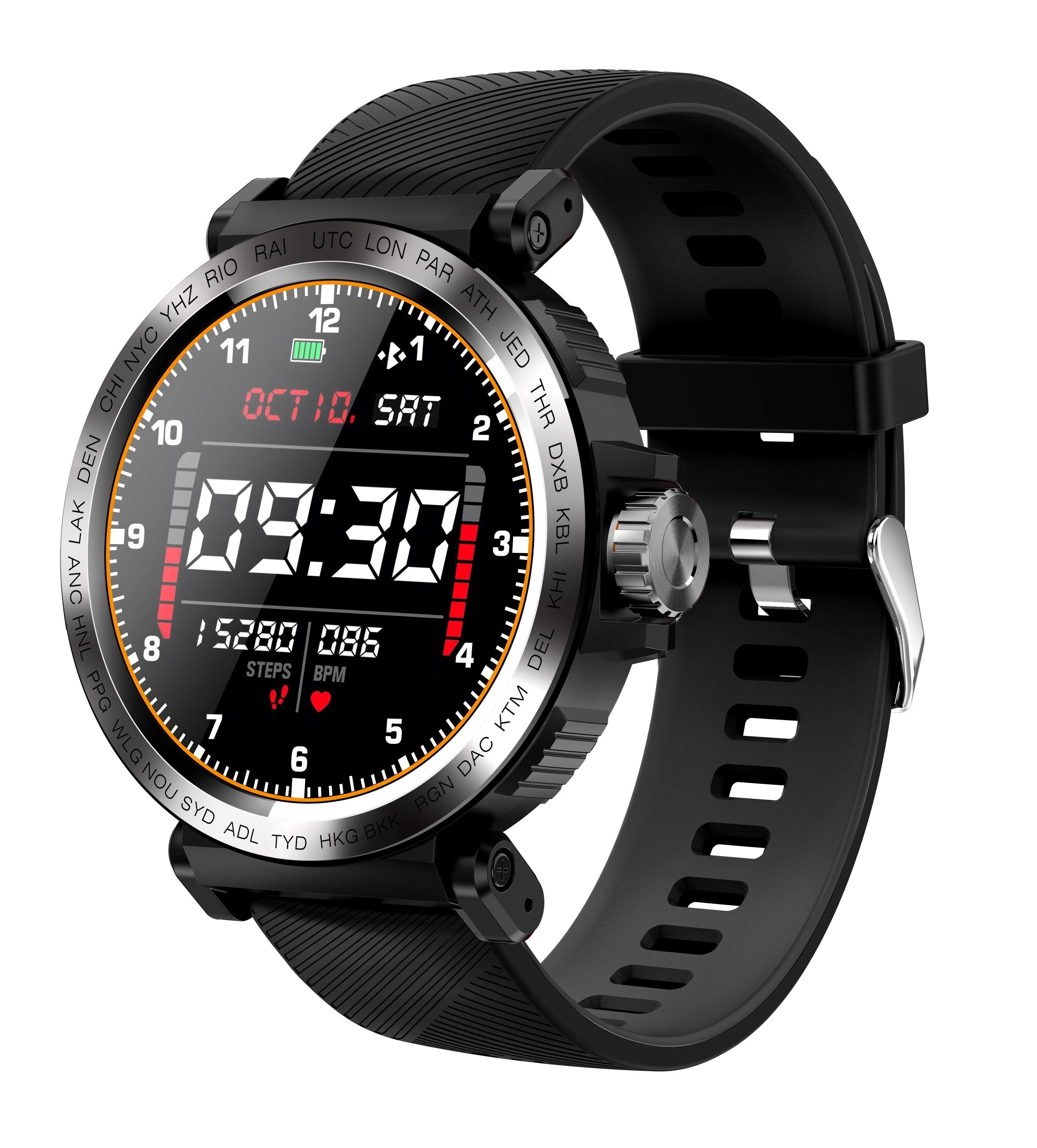 IP68 Waterproof Smartwatch Touch Screen Fitness Tracker for Men Women