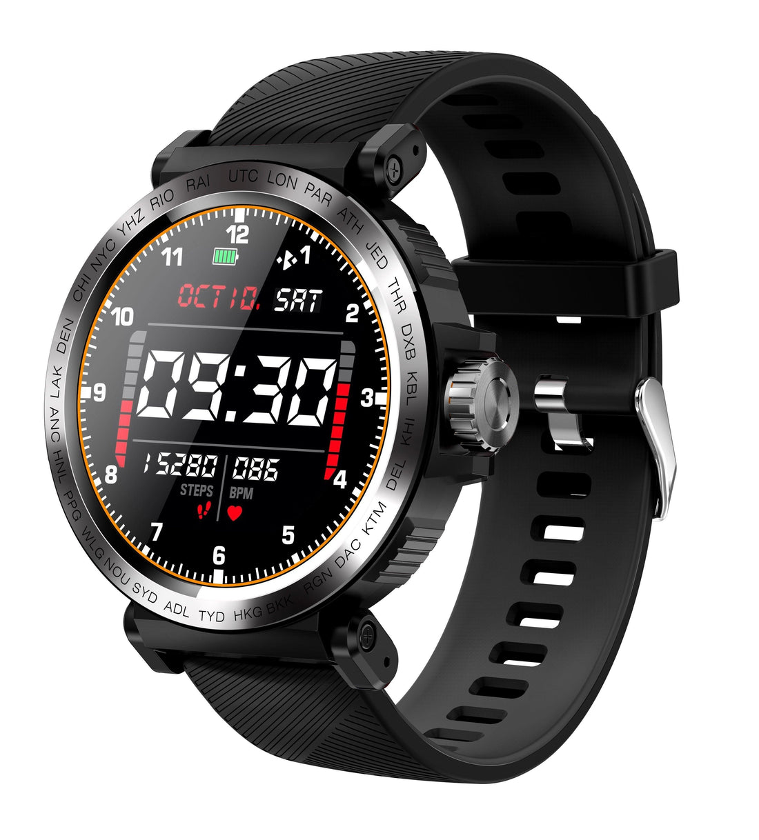 IP68 Waterproof Smartwatch Touch Screen Fitness Tracker for Men Women